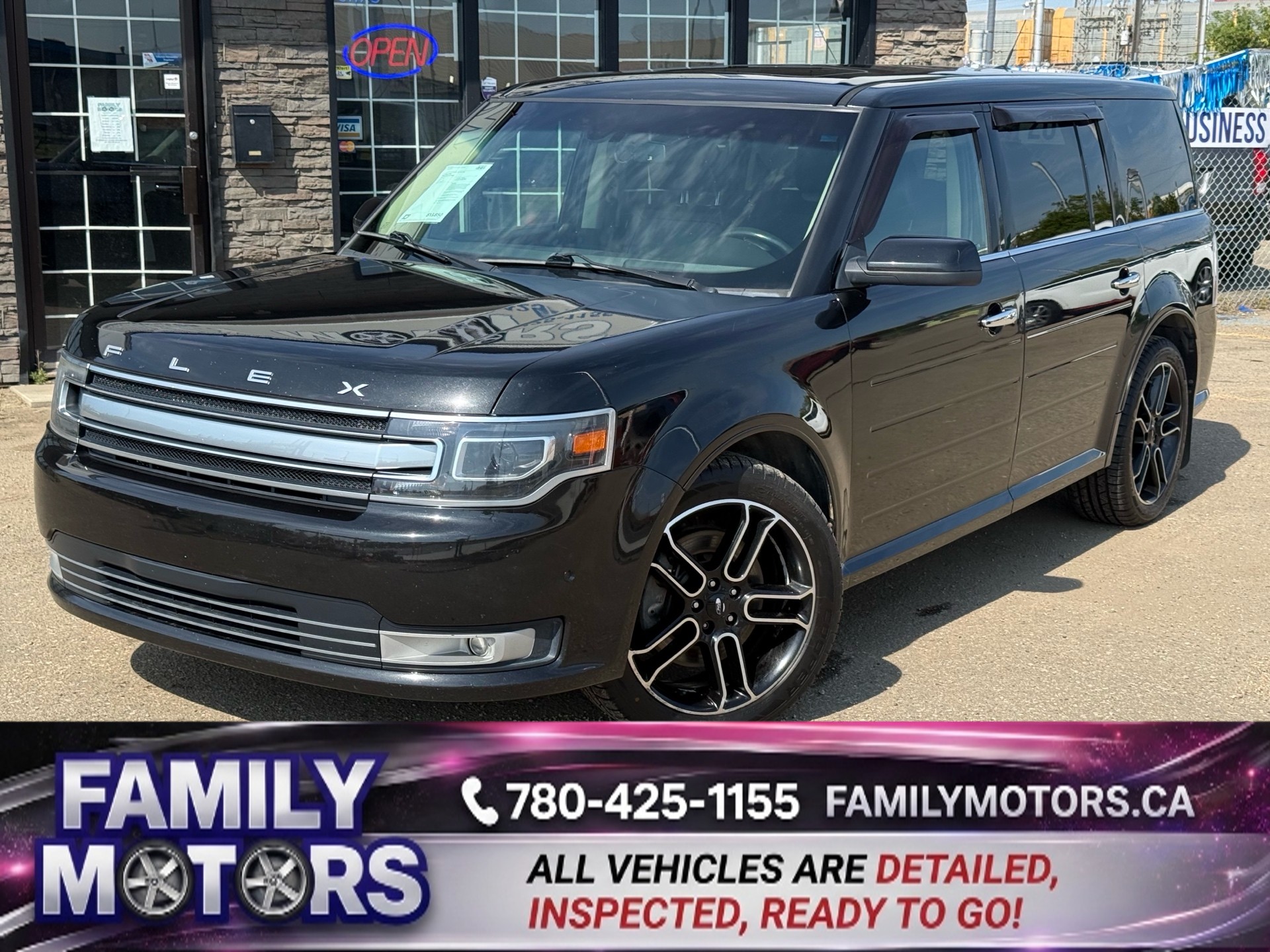 Black 2013 Ford Flex SUV / Crossover All-Wheel Drive Automatic