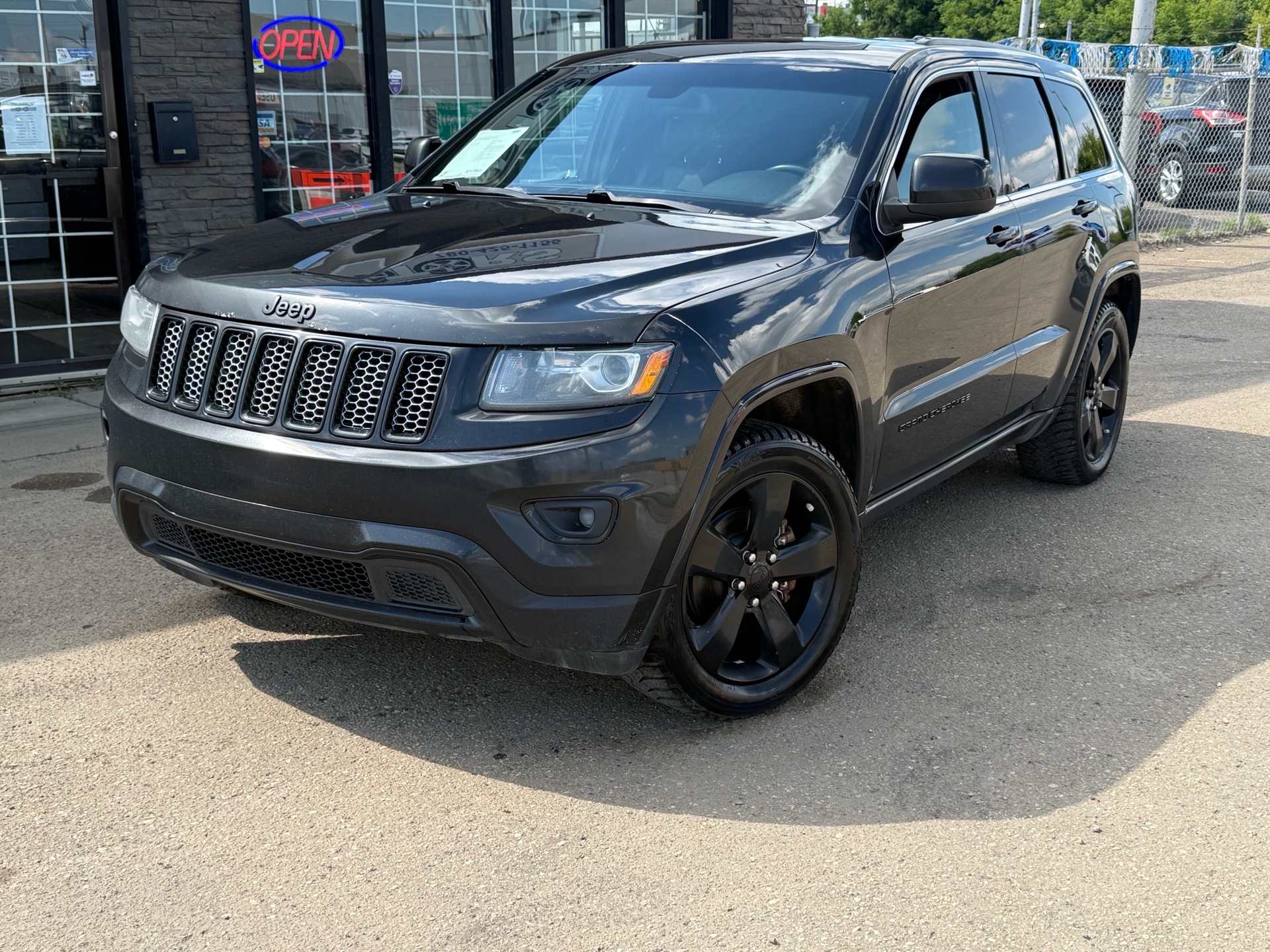 Black 2015 Jeep Grand Cherokee SUV / Crossover Automatic