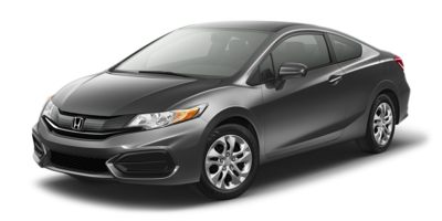 White 2014 Honda Civic Coupe Coupe Front-Wheel Drive Automatic