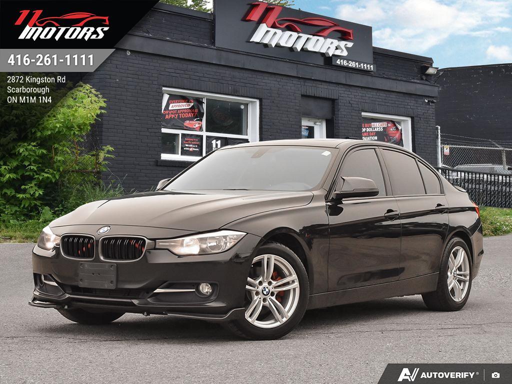 Black 2014 BMW 3 Series Sedan All-Wheel Drive Automatic