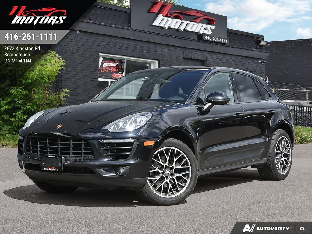 Black 2017 Porsche Macan SUV / Crossover All-Wheel Drive Automatic