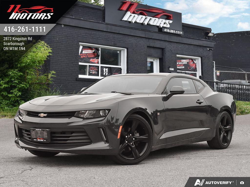 Gray 2018 Chevrolet Camaro Coupe Rear-Wheel Drive Automatic