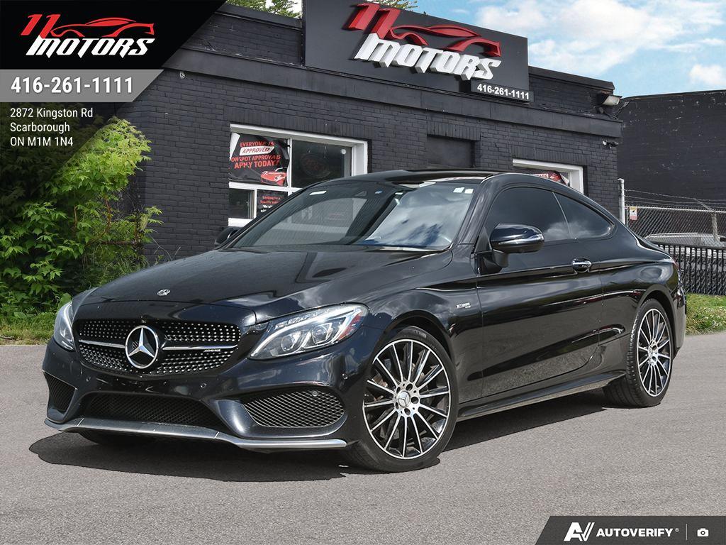 Black 2018 Mercedes-Benz C-Class Coupe All-Wheel Drive Automatic