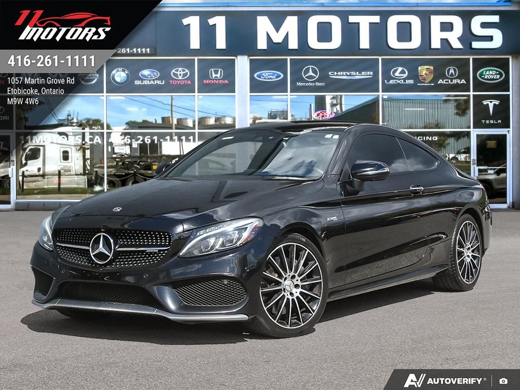 Black 2018 Mercedes-Benz C-Class Coupe All-Wheel Drive Automatic