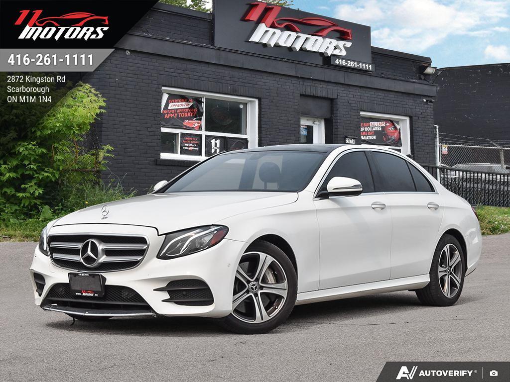 White 2018 Mercedes-Benz E-Class Sedan All-Wheel Drive Automatic