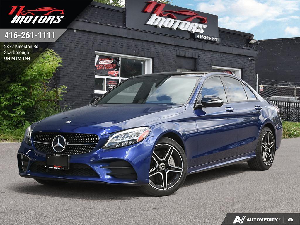 Blue 2019 Mercedes-Benz C-Class Sedan All-Wheel Drive Automatic
