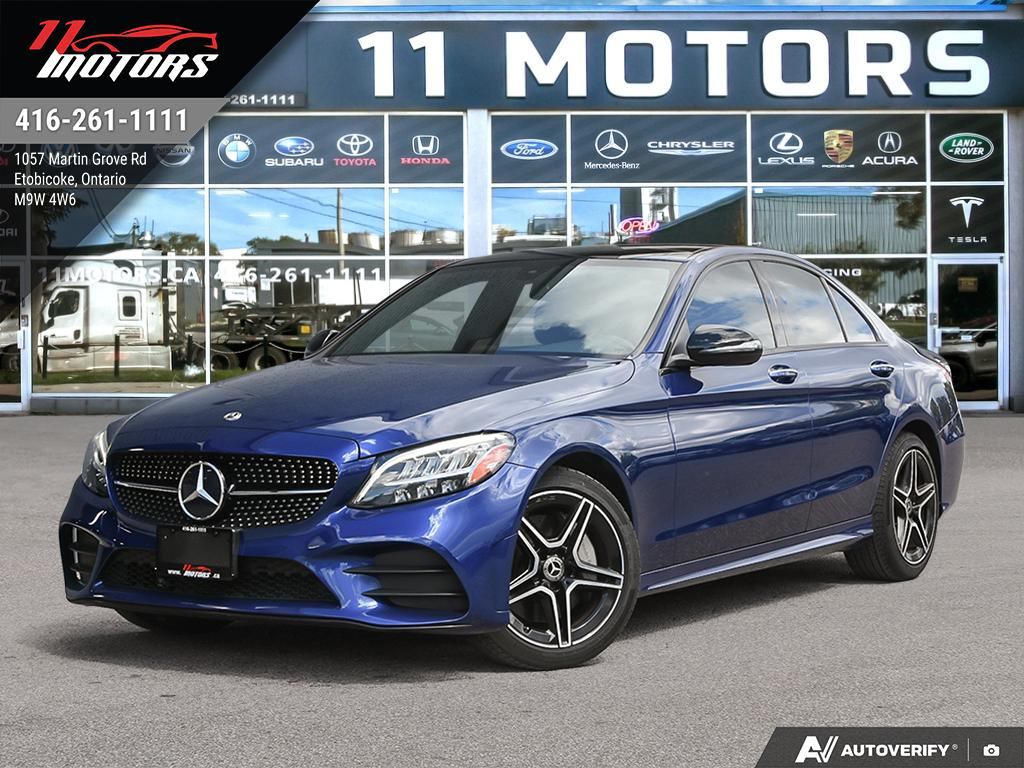 Blue 2019 Mercedes-Benz C-Class Sedan All-Wheel Drive Automatic
