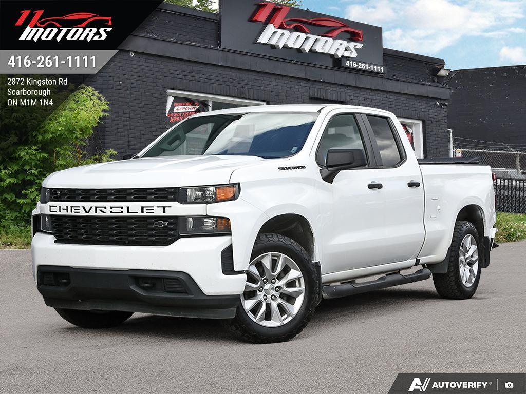 White 2020 Chevrolet Silverado 1500 Pickup Truck Four-Wheel Drive Automatic