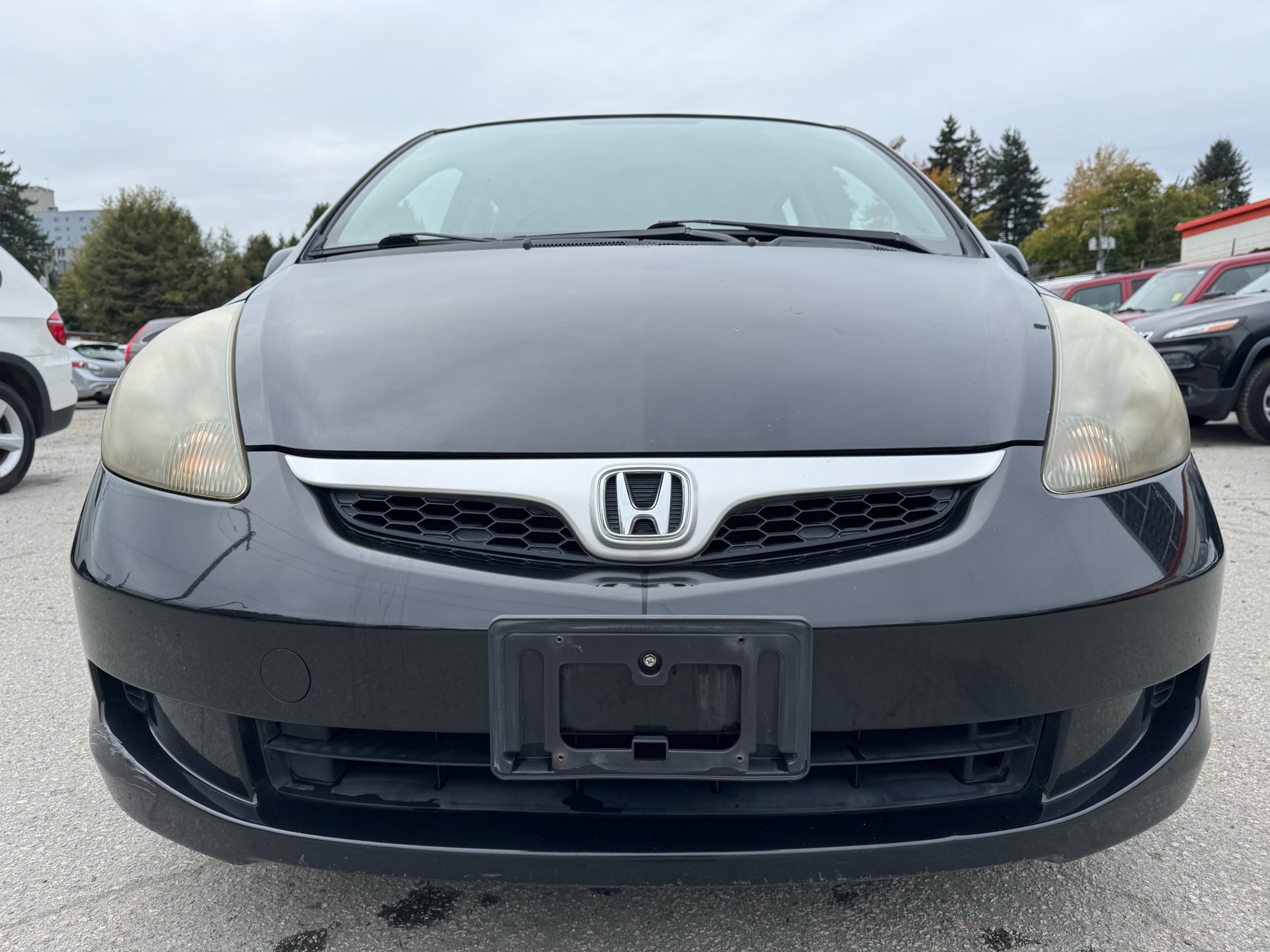 Black 2008 Honda Fit Hatchback Automatic