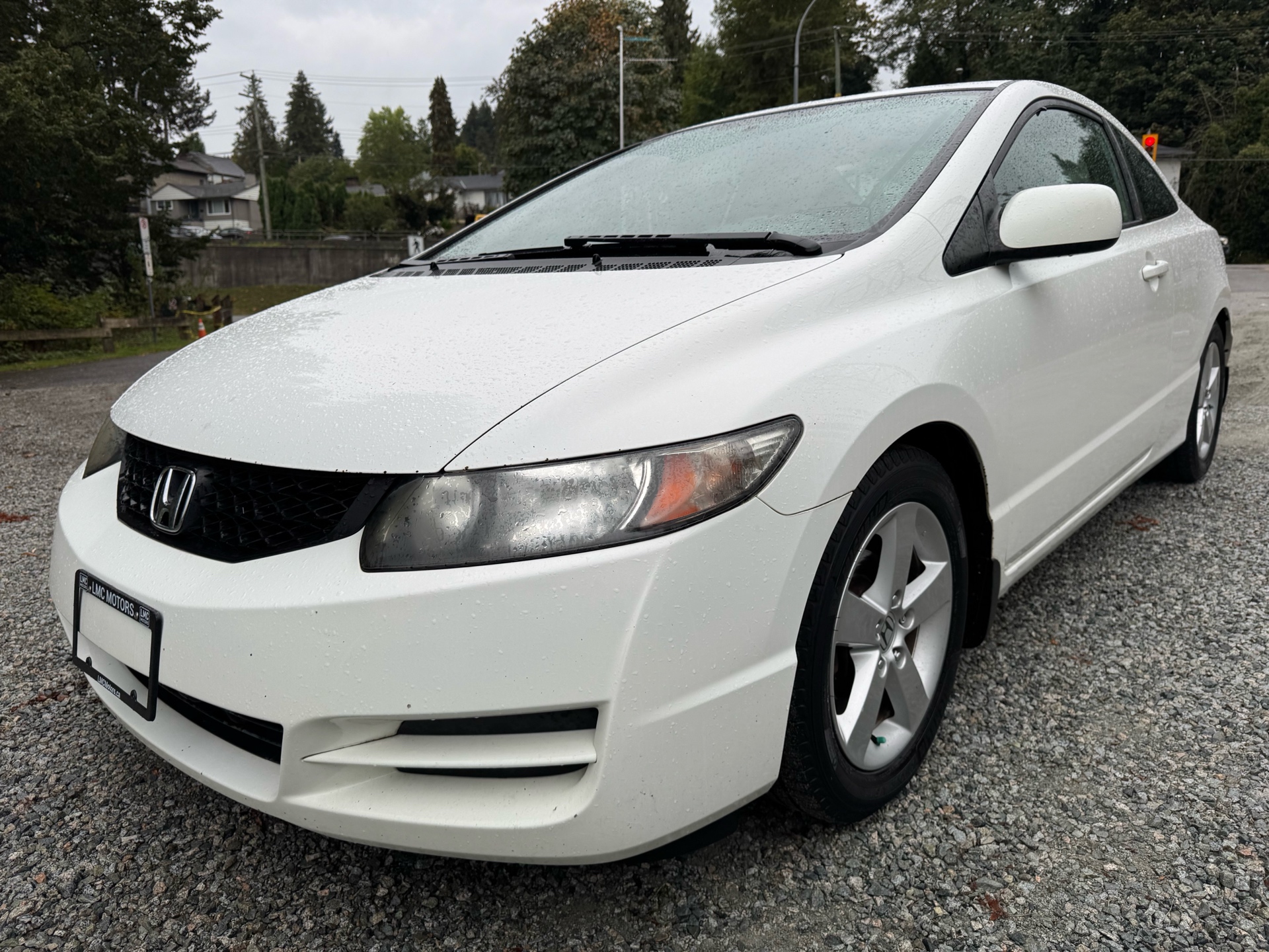 White 2010 Honda Civic Coupe Coupe Front-Wheel Drive Automatic