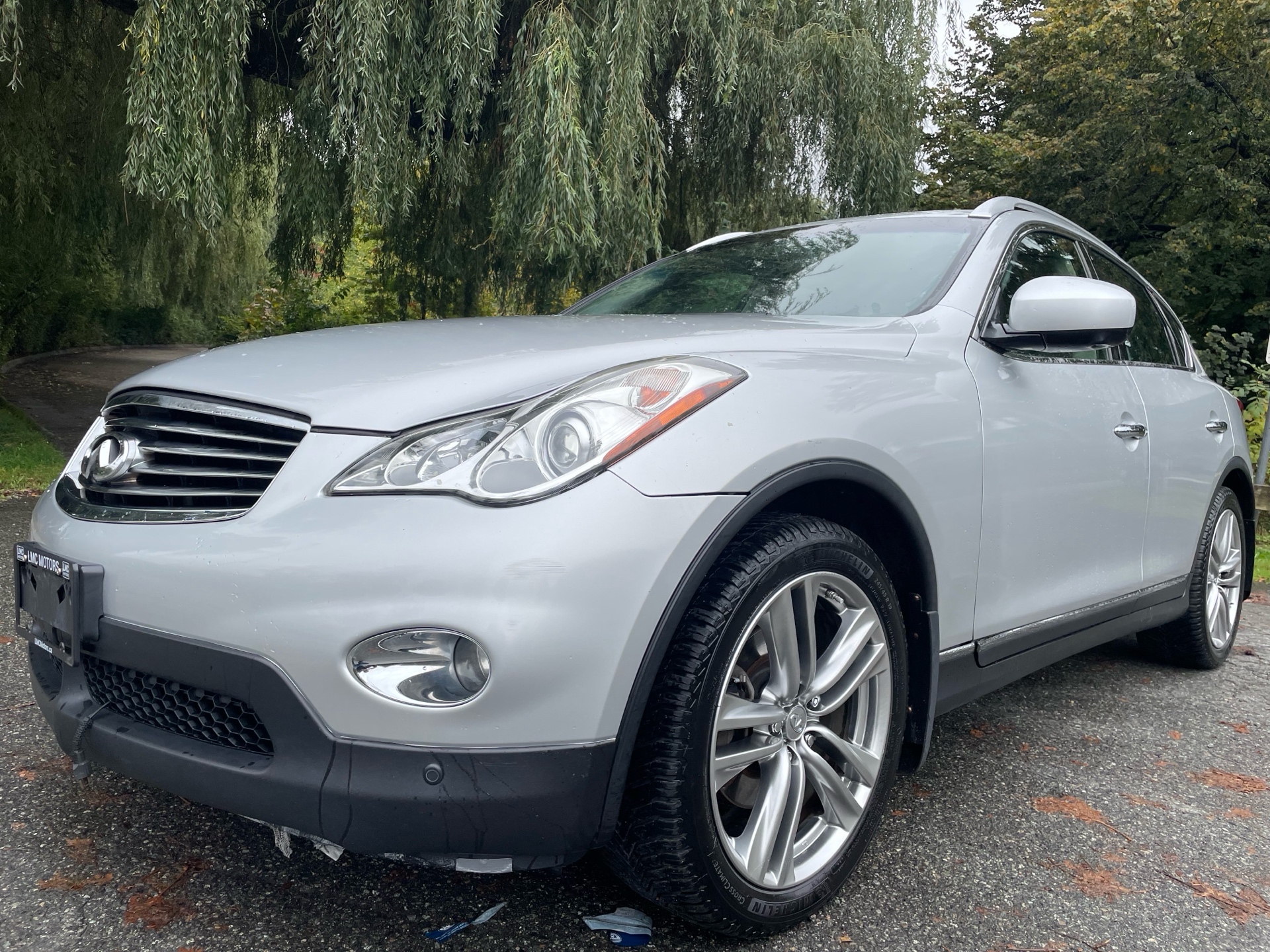 Gray 2011 INFINITI EX35 SUV / Crossover All-Wheel Drive Automatic