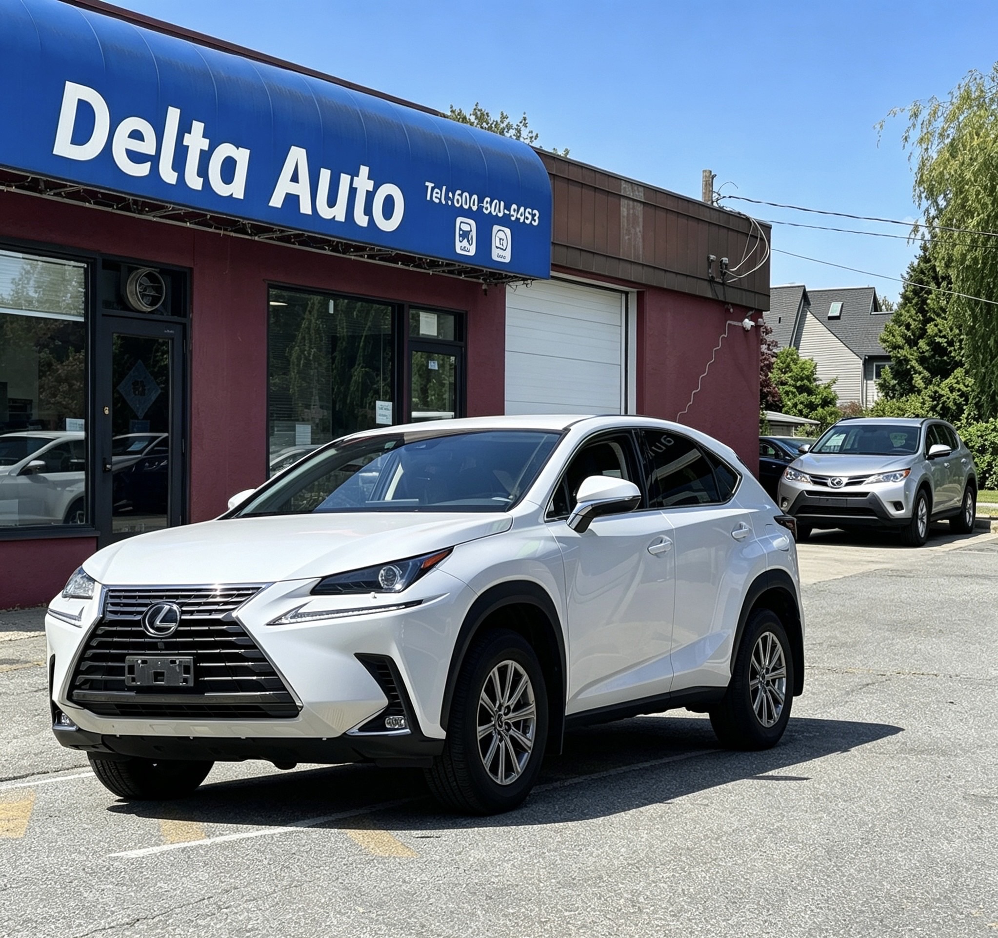White 2021 Lexus NX 300 AWD SUV / Crossover All-Wheel Drive Automatic