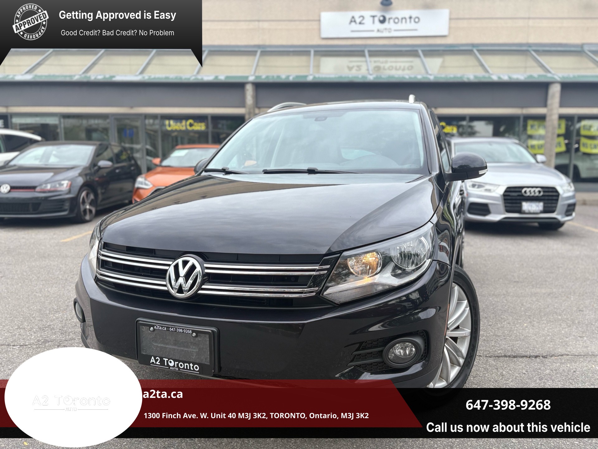 Black 2017 Volkswagen Tiguan SUV / Crossover Automatic