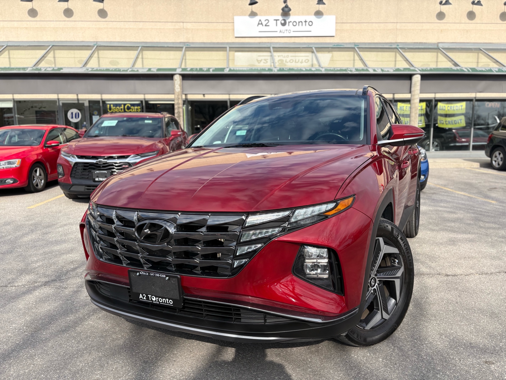 Red 2023 Hyundai Tucson Hybrid SUV / Crossover Automatic