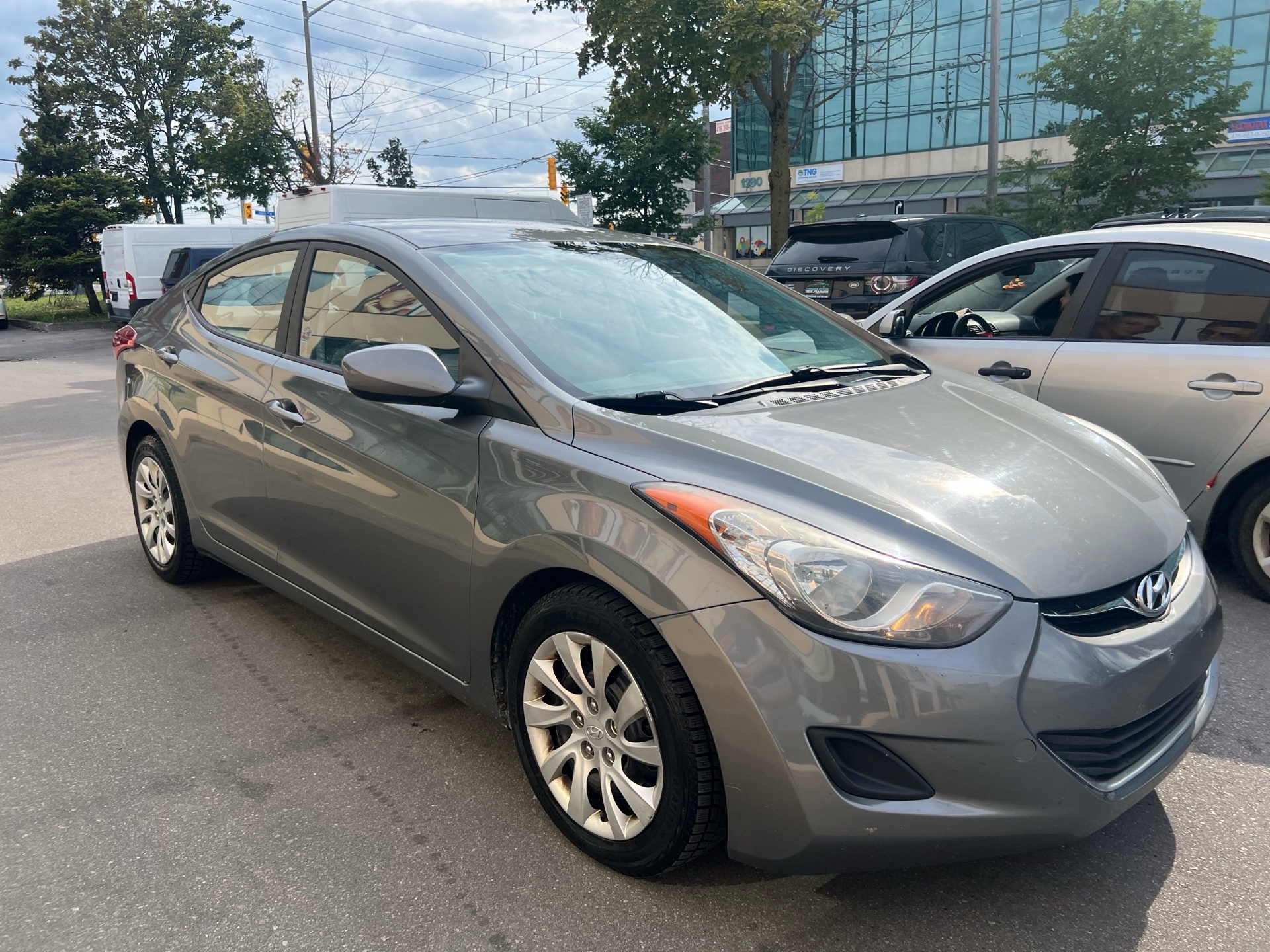 Gray 2014 Hyundai Elantra Sedan Automatic