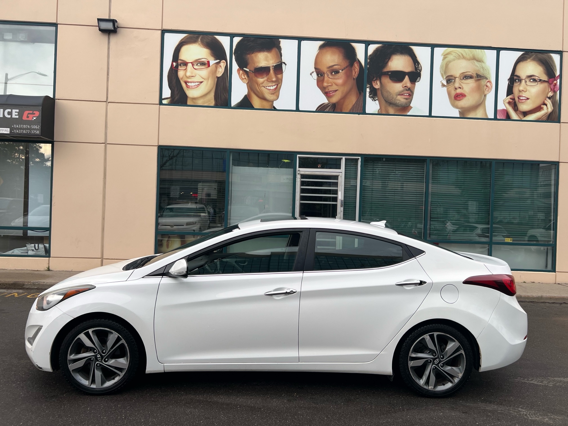 White 2016 Hyundai Elantra Sedan Automatic