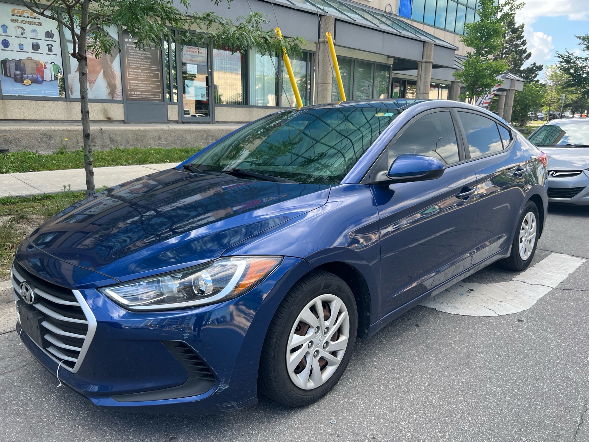 Blue 2018 Hyundai Elantra Sedan Automatic