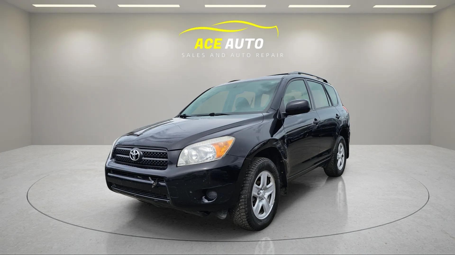 Black 2007 Toyota RAV4 SUV / Crossover Four-Wheel Drive Automatic