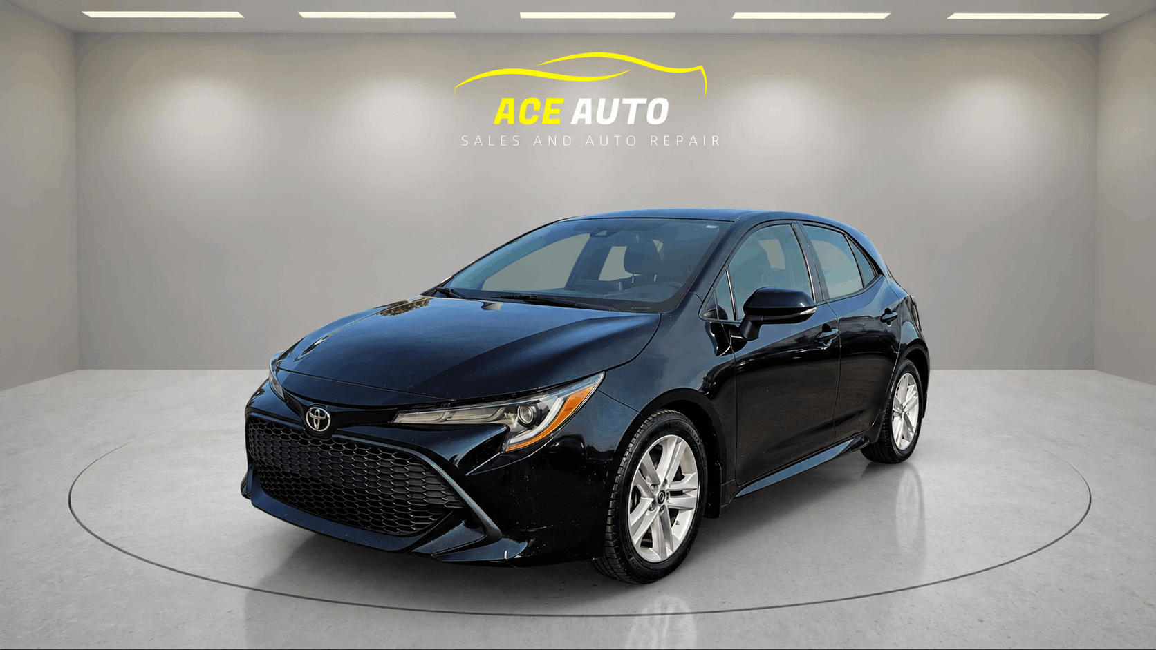 Black 2019 Toyota Corolla Hatchback Hatchback Front-Wheel Drive Automatic