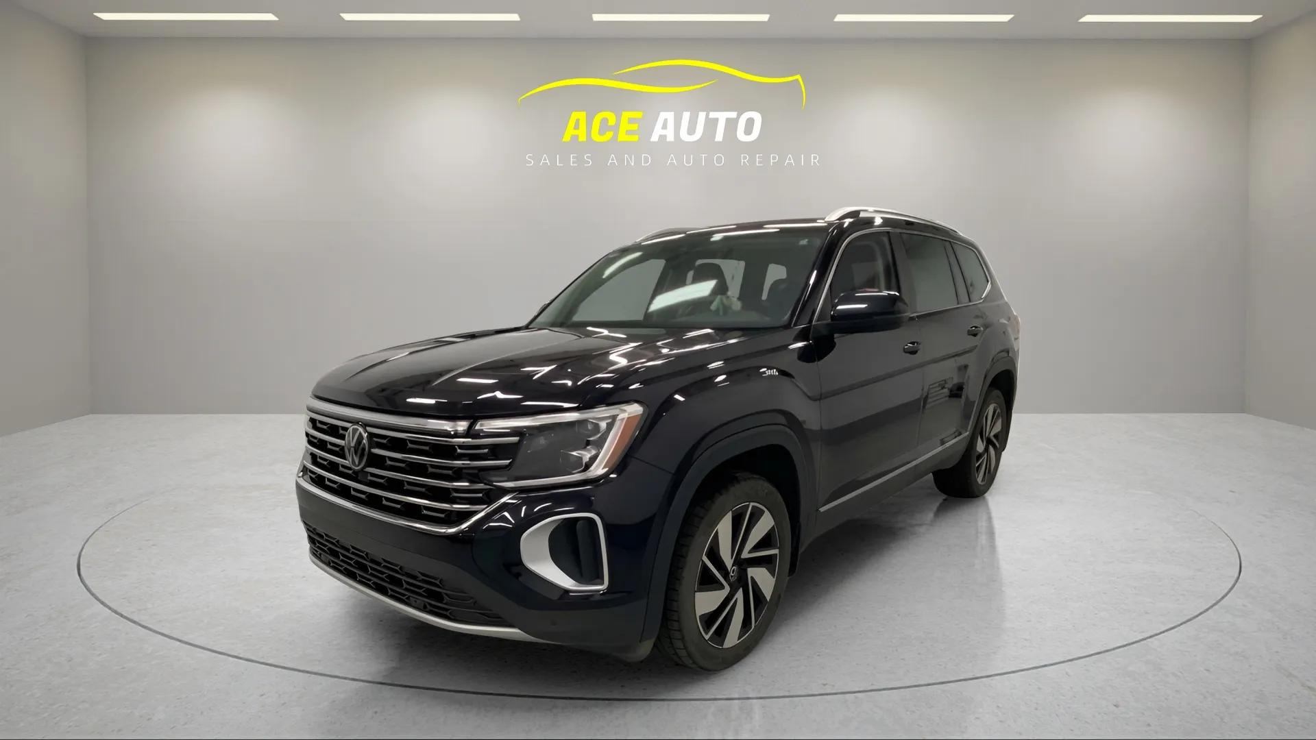 Black 2024 Volkswagen Atlas SUV / Crossover Automatic