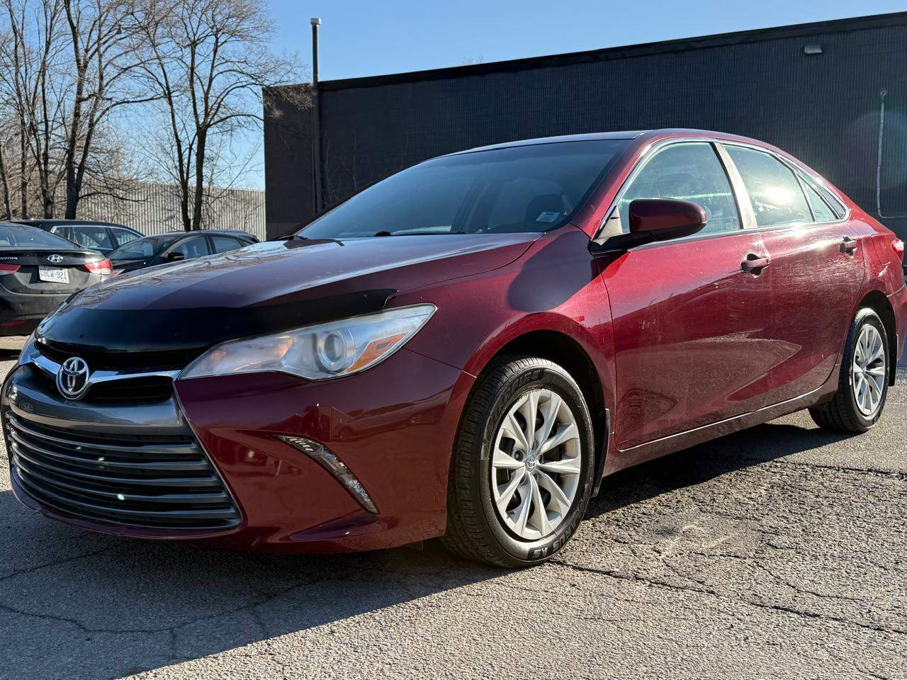 Red 2017 Toyota Camry Sedan Front-Wheel Drive Automatic