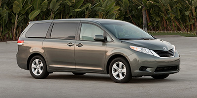 Gray 2013 Toyota Sienna Minivan Front-Wheel Drive Automatic