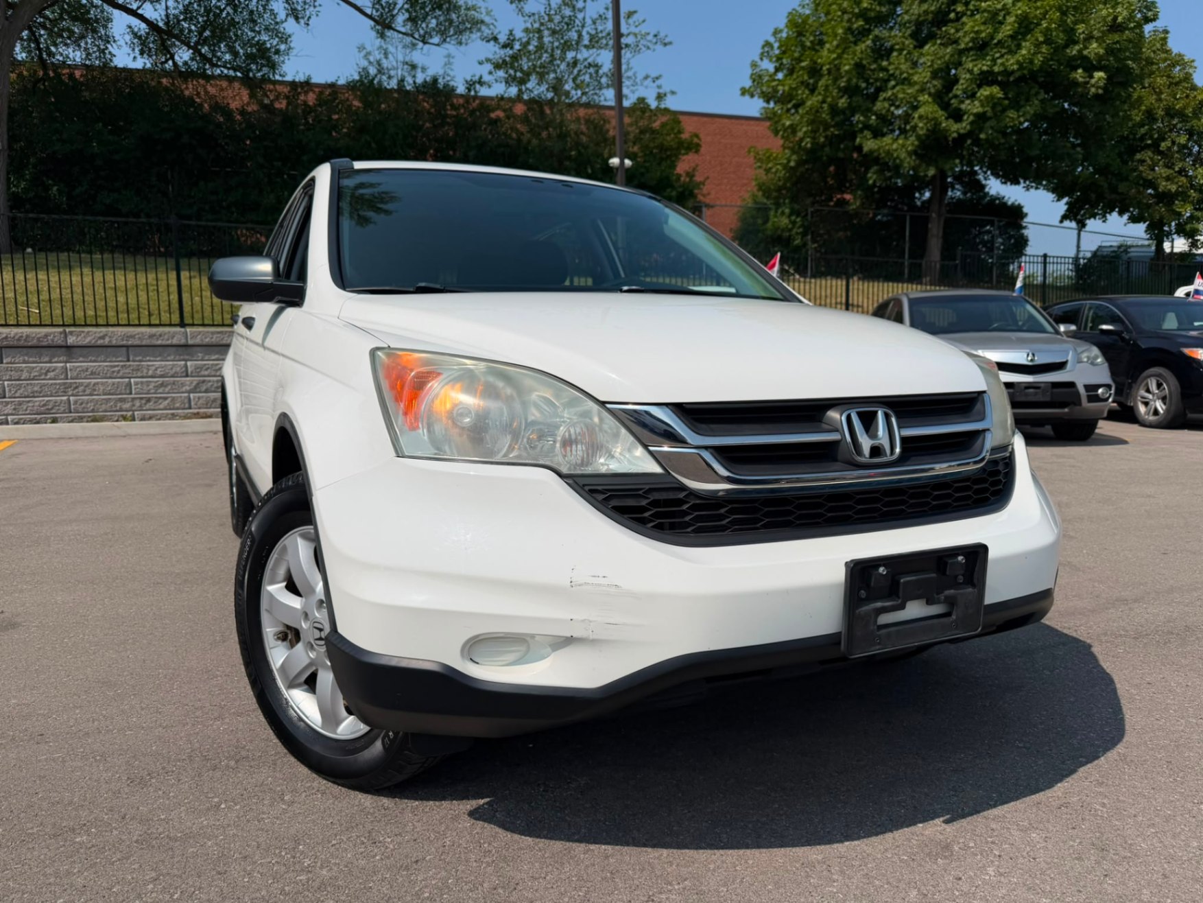 White 2011 Honda CR-V SUV / Crossover Front-Wheel Drive Automatic