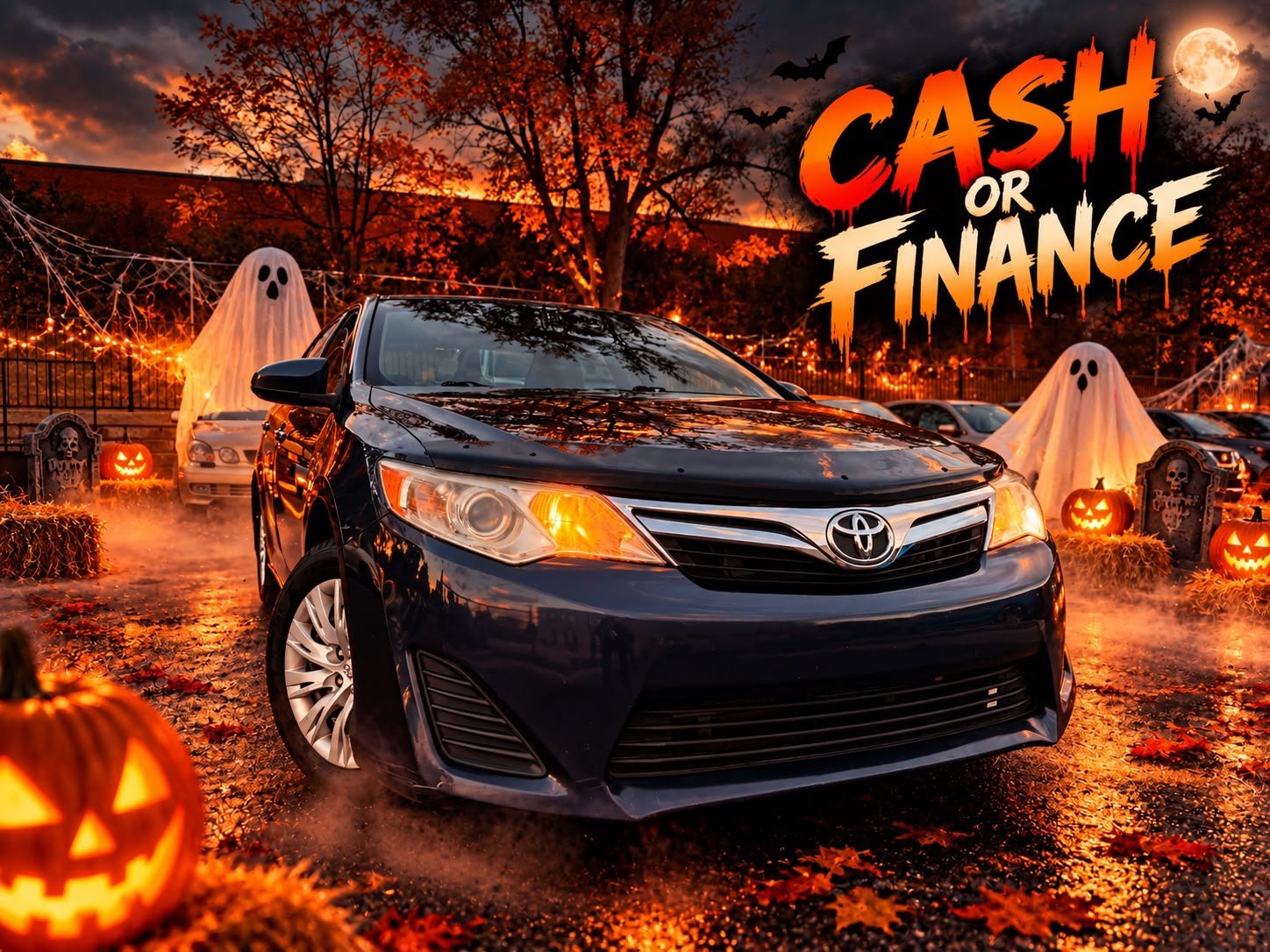 Blue 2014 Toyota Camry Sedan Front-Wheel Drive Automatic