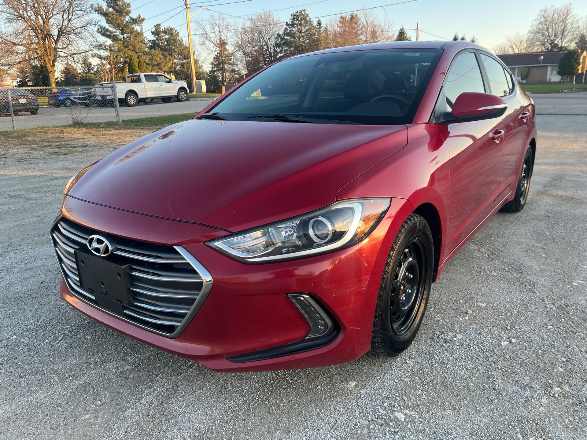 Red 2018 Hyundai Elantra GLS FWD Sedan Automatic