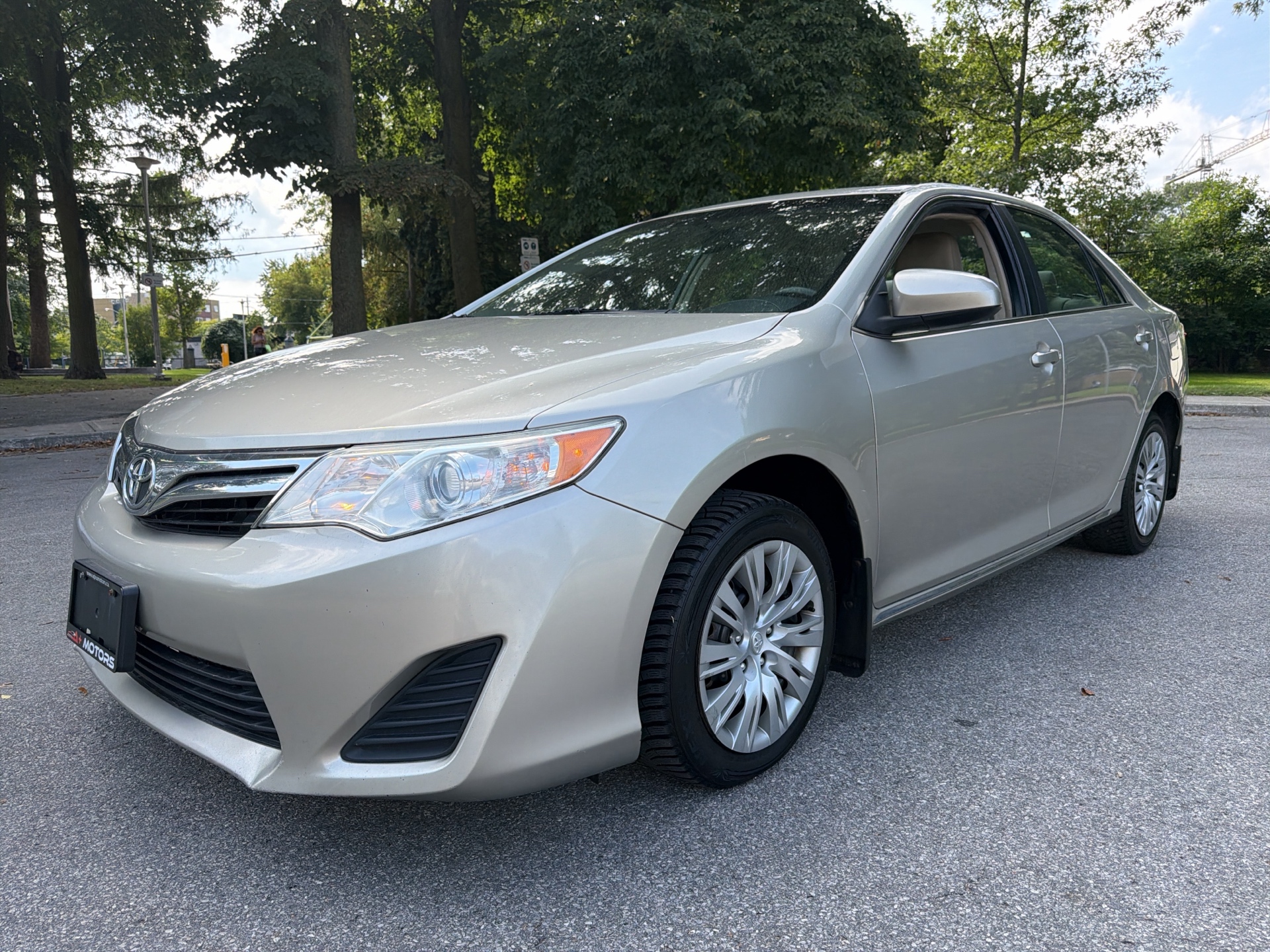 Brown (Beige) 2014 Toyota Camry Sedan Front-Wheel Drive Automatic