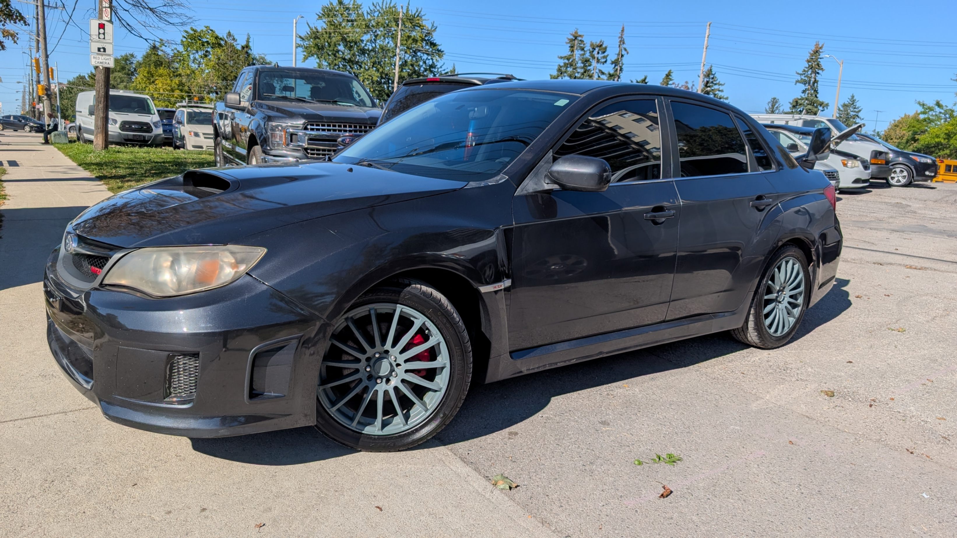 Black 2011 Subaru Impreza WRX Sedan All-Wheel Drive Manual