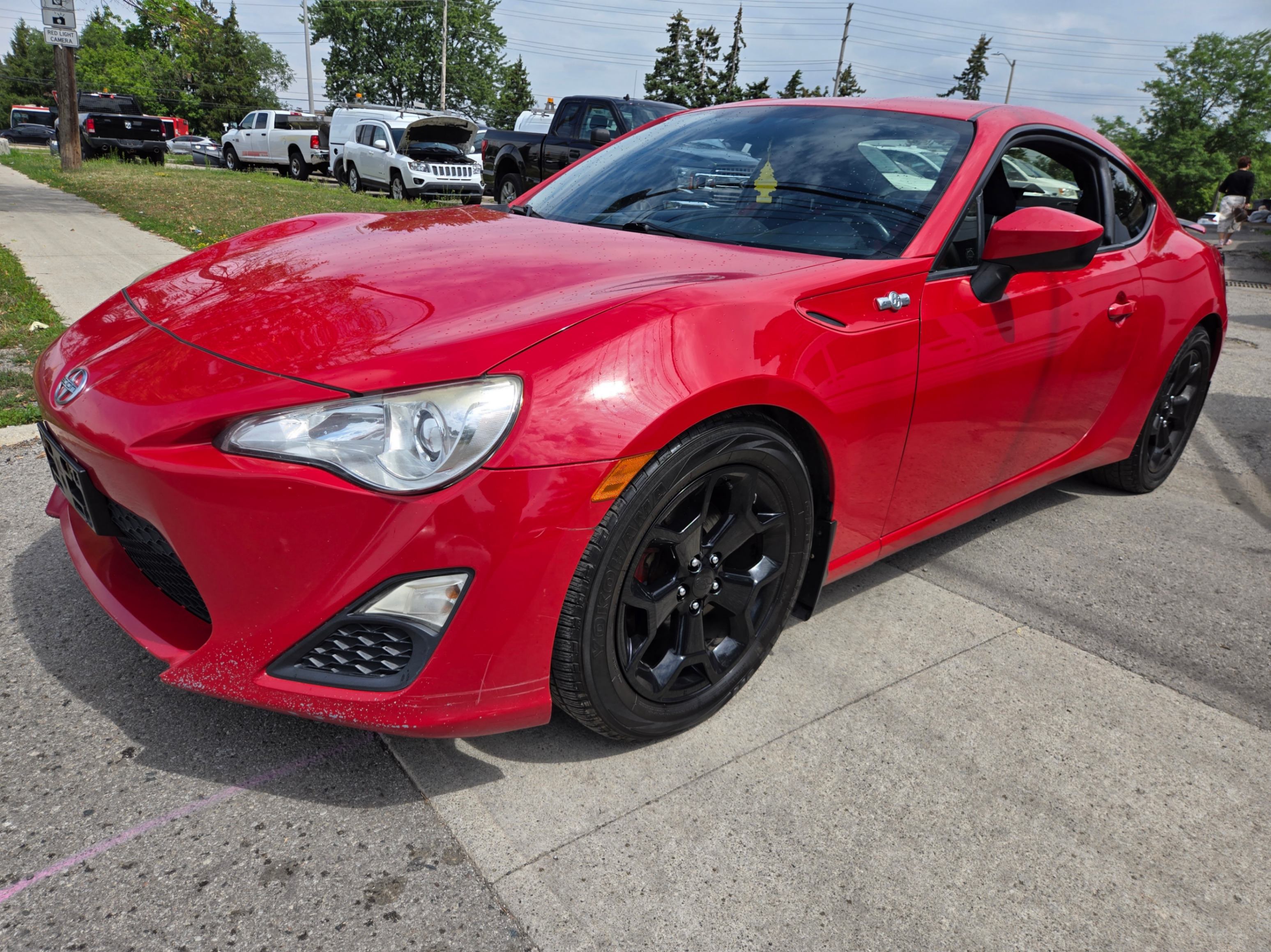 Red 2015 Scion FR-S Coupe Rear-Wheel Drive Automatic