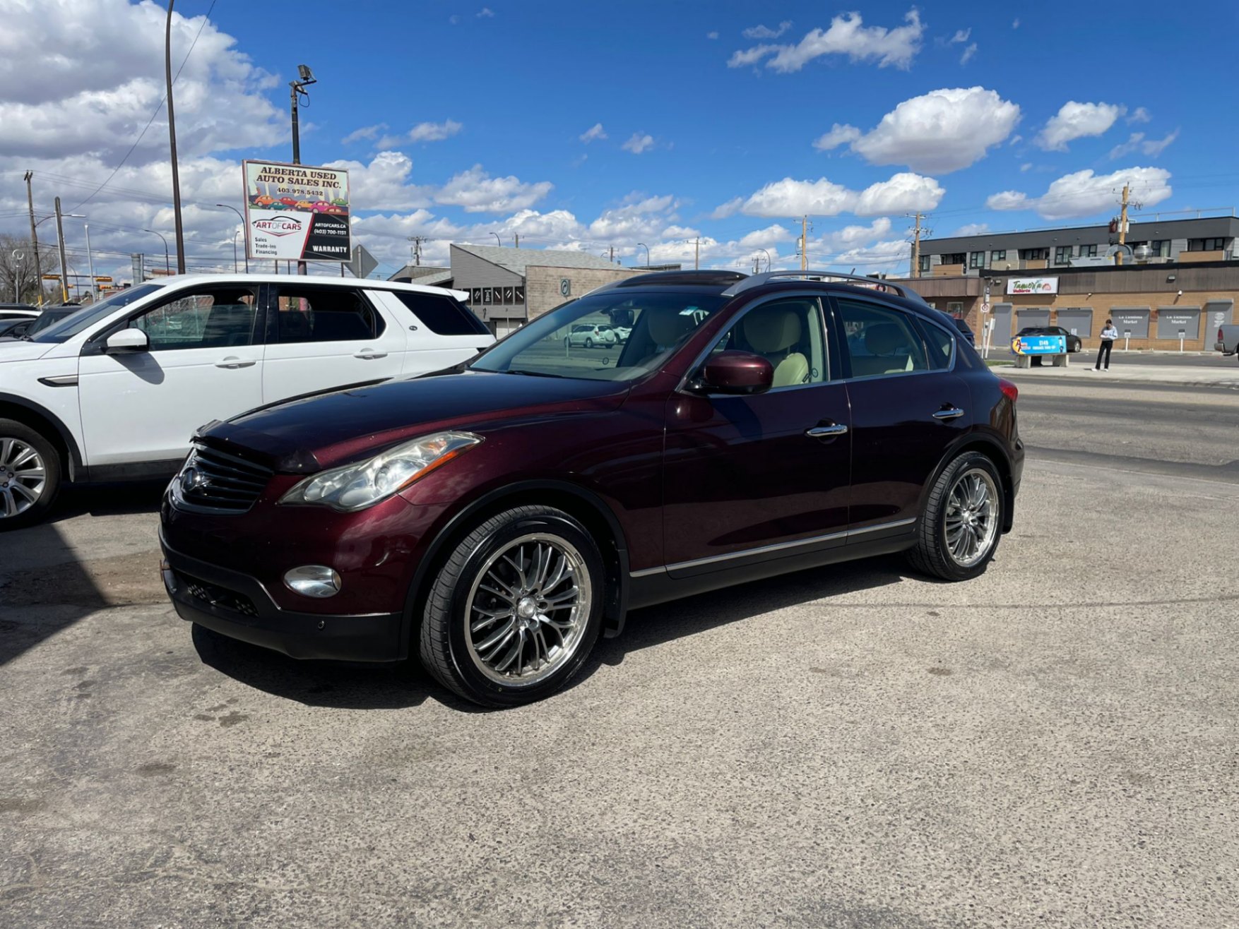 Red (Maroon) 2011 INFINITI EX35 SUV / Crossover All-Wheel Drive Automatic