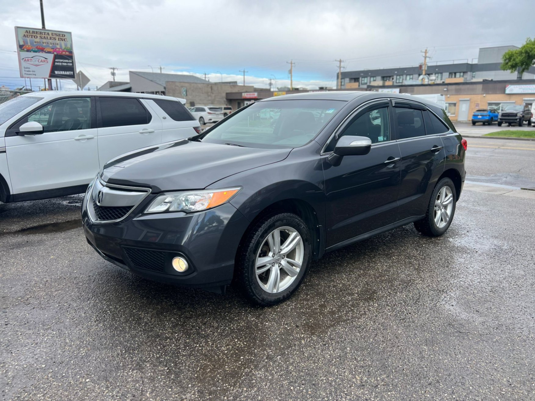 Gray 2013 Acura RDX AWD with Technology Package SUV / Crossover All-Wheel Drive Automatic