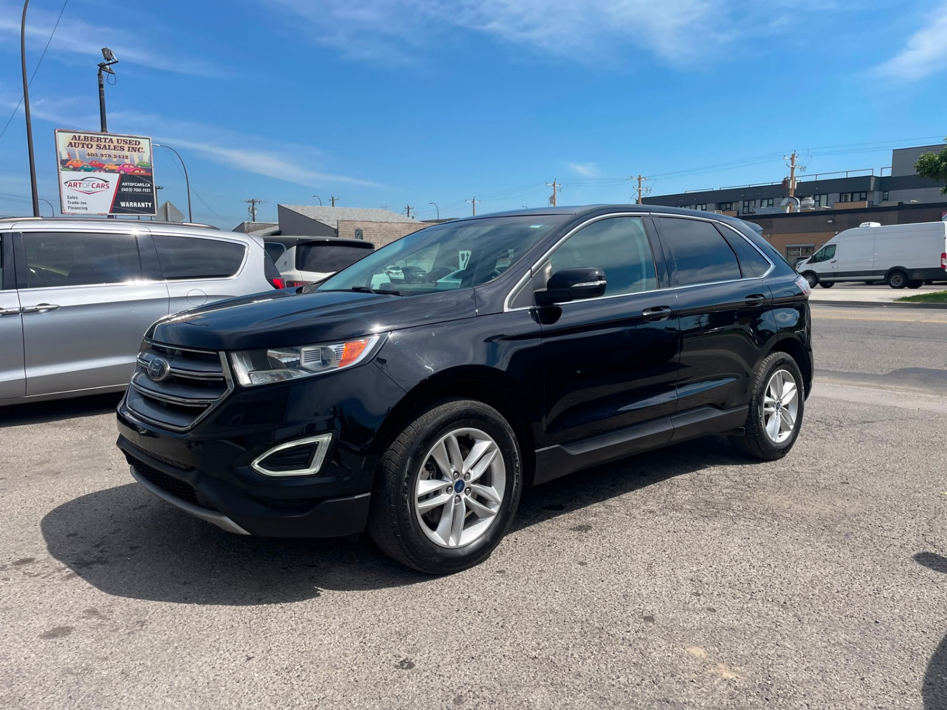 Black 2016 Ford Edge SUV / Crossover All-Wheel Drive Automatic