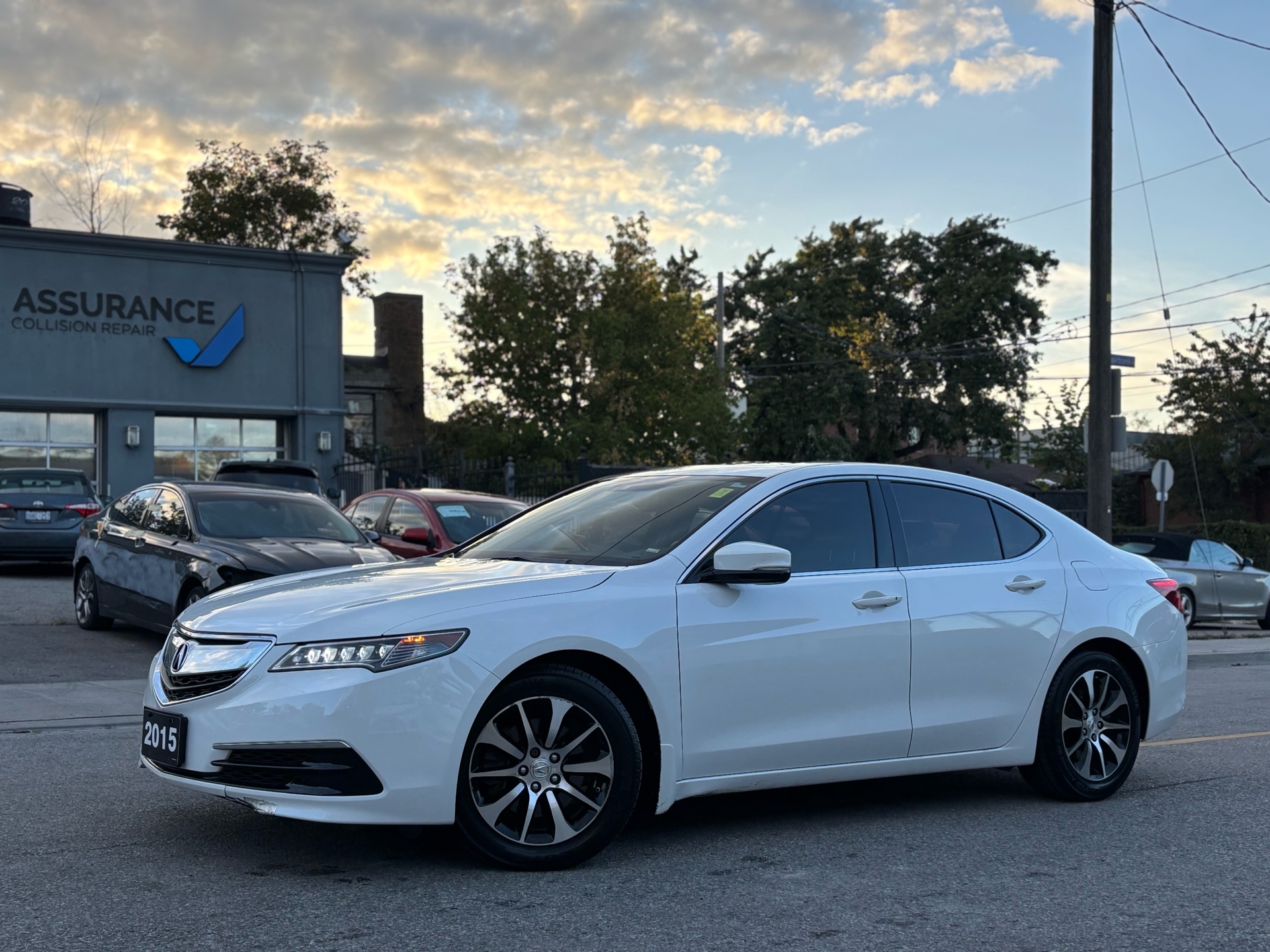 Black 2015 Acura TLX Sedan Front-Wheel Drive Automatic