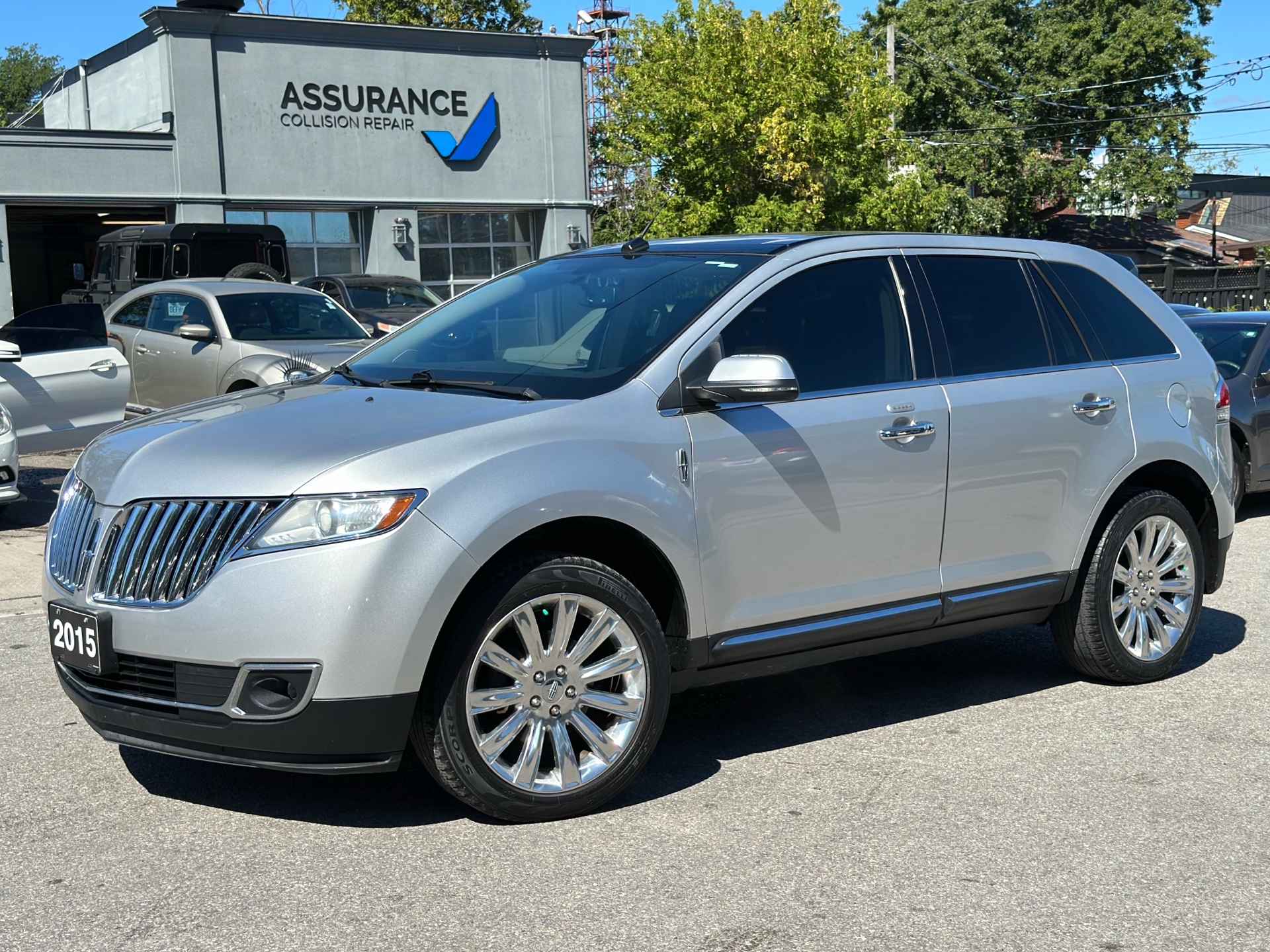 Silver 2015 Lincoln MKX SUV / Crossover All-Wheel Drive Automatic