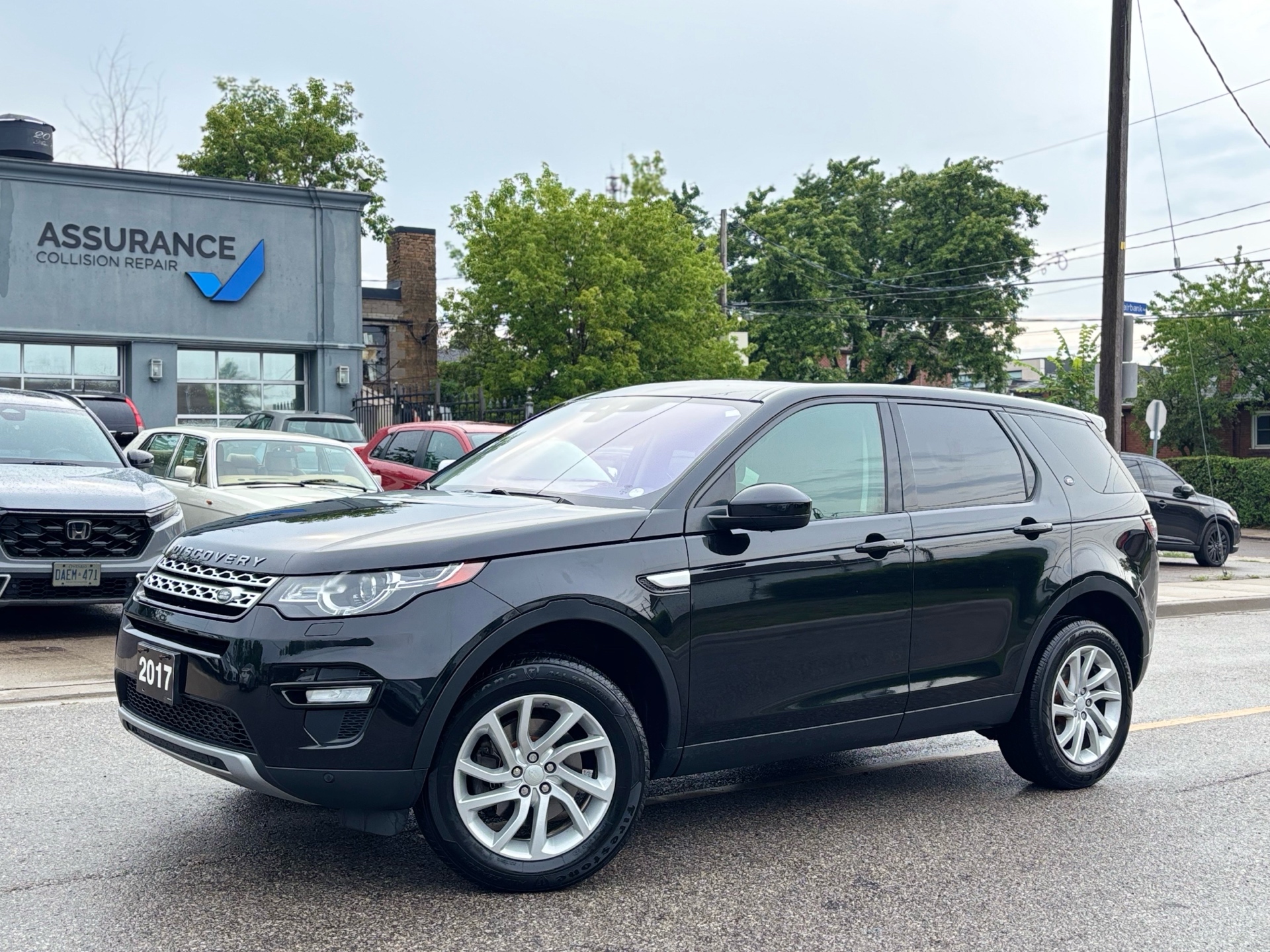 Black 2017 Land Rover Discovery Sport SUV / Crossover All-Wheel Drive Automatic