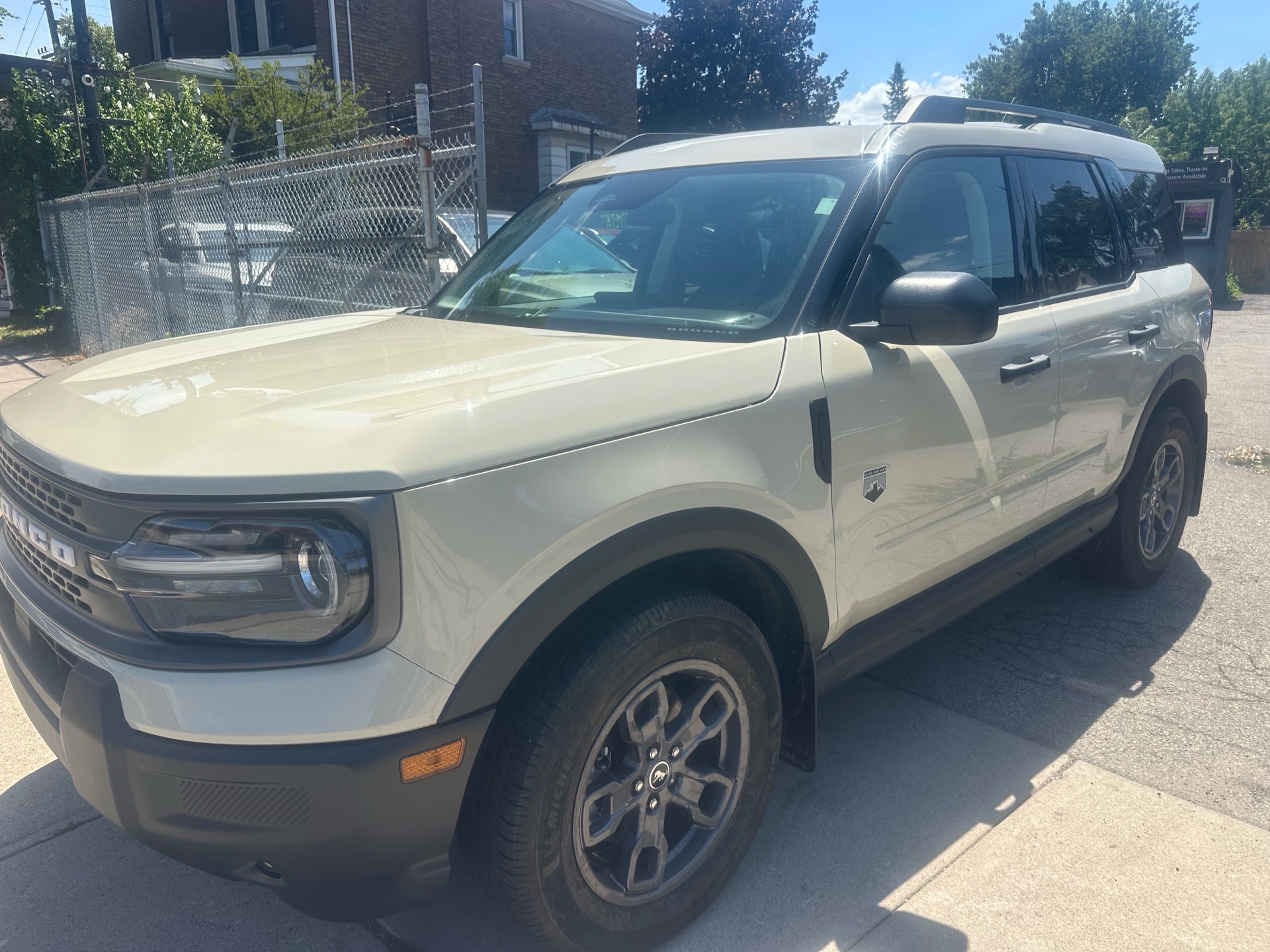 Silver 2025 Ford Bronco Sport SUV / Crossover All-Wheel Drive Automatic