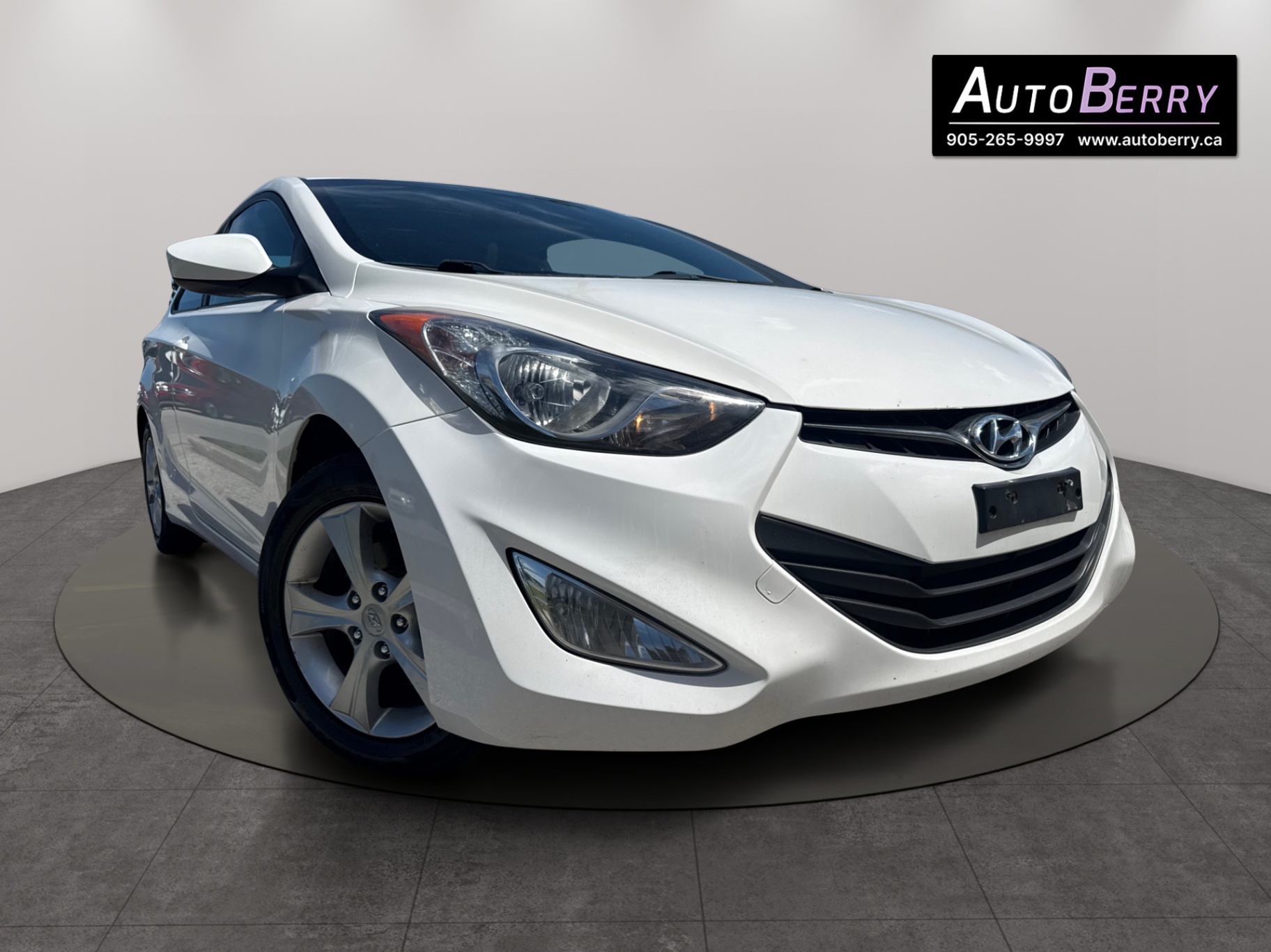 White 2013 Hyundai Elantra Coupe GLS FWD Coupe Automatic