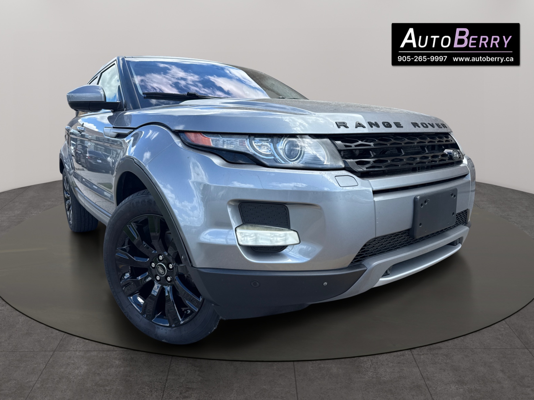 Gray 2014 Land Rover Range Rover Evoque Pure Plus Hatchback SUV / Crossover All-Wheel Drive Automatic