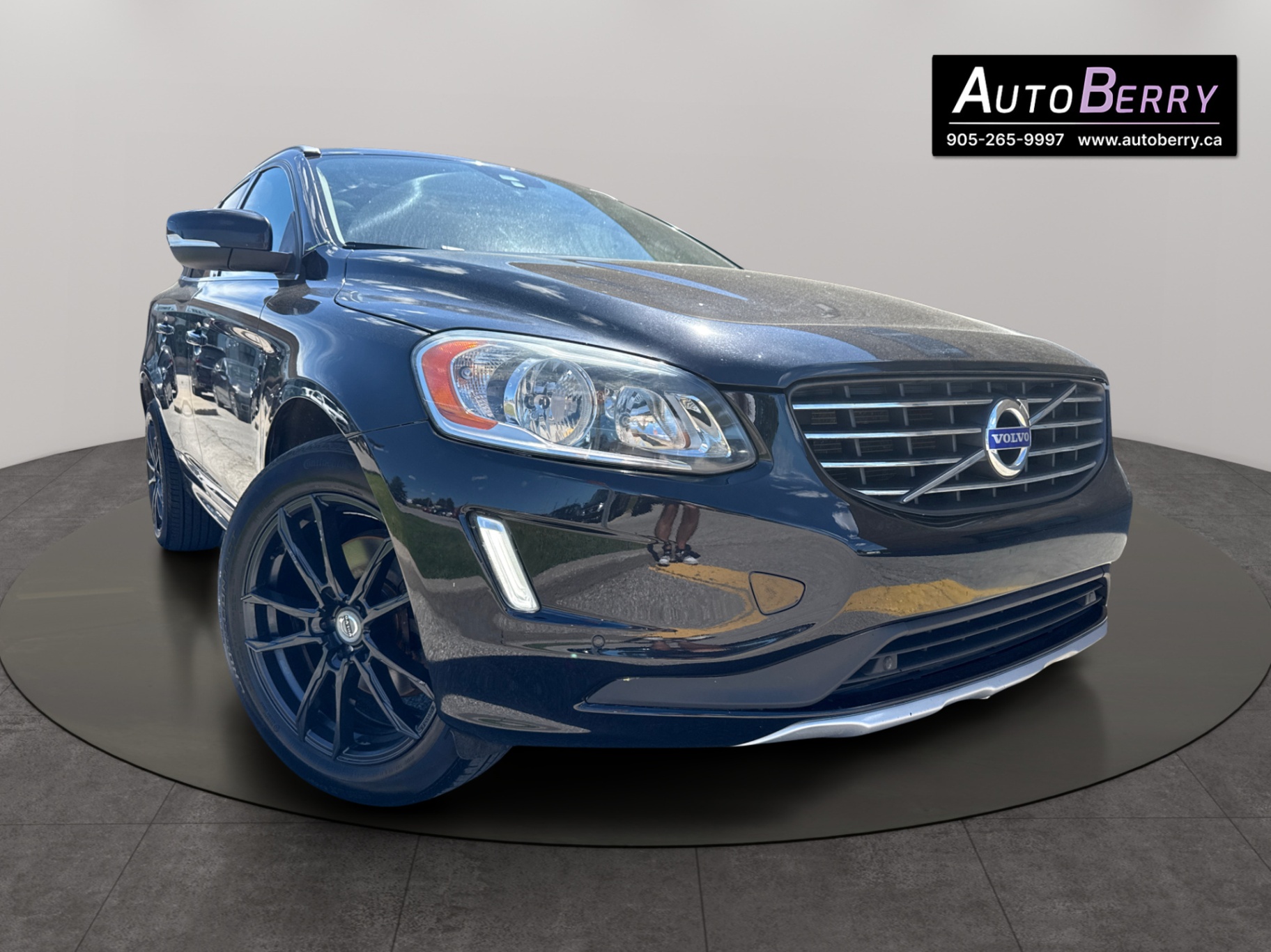 Black 2014 Volvo XC60 T6 AWD SUV / Crossover All-Wheel Drive Automatic