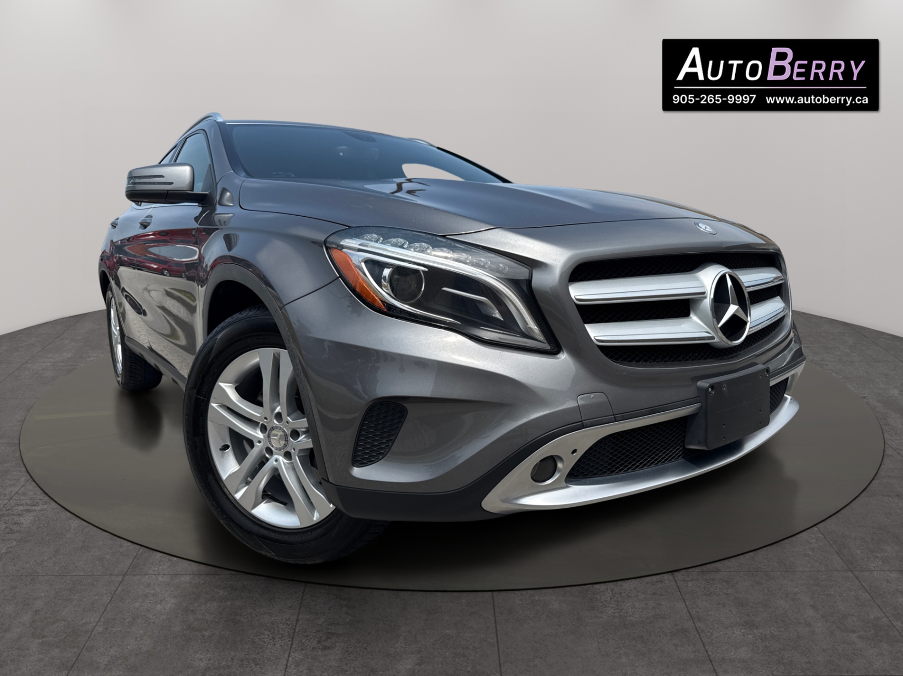 Gray 2015 Mercedes-Benz GLA SUV / Crossover All-Wheel Drive Automatic