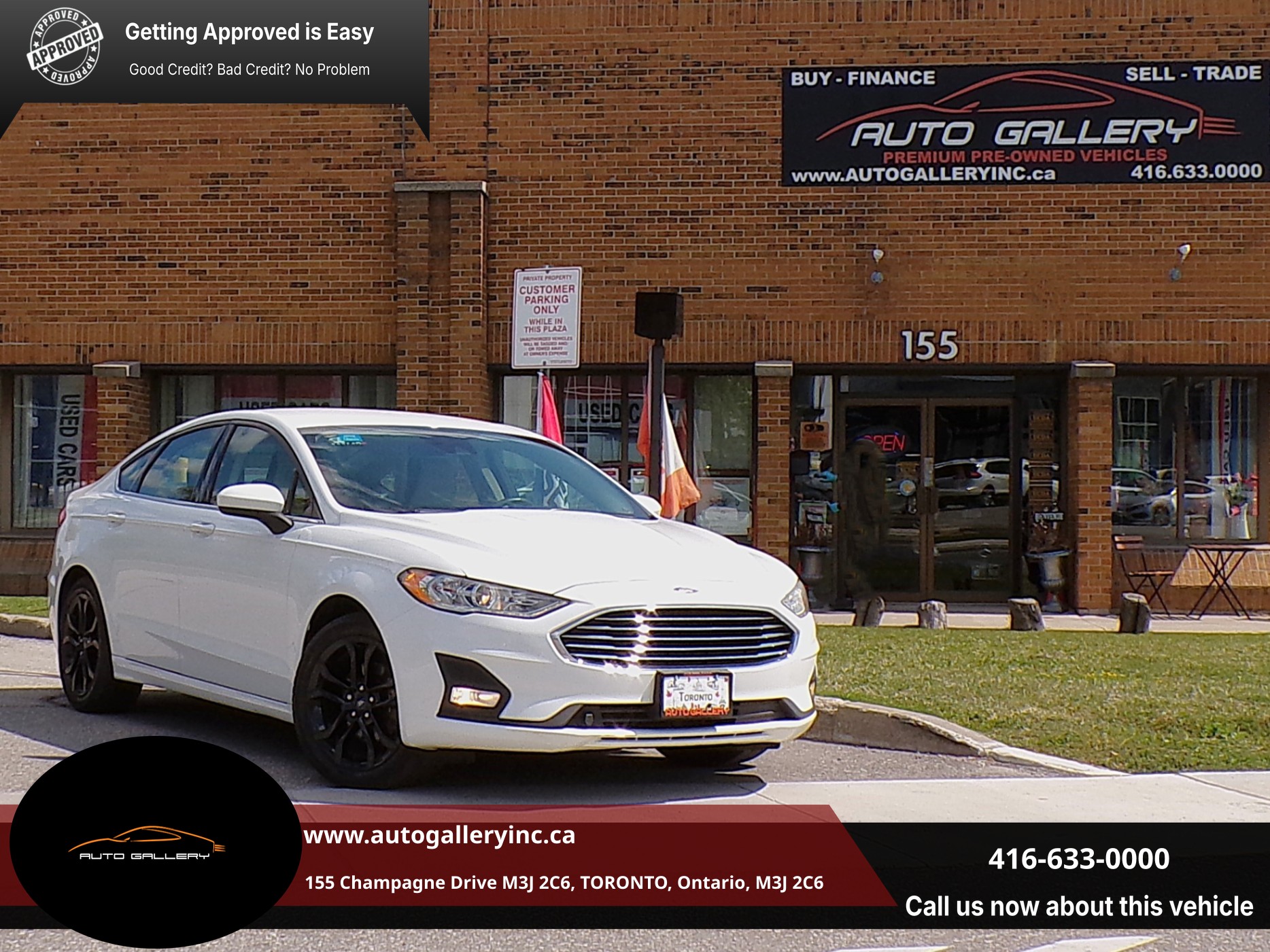 Oxford White 2019 Ford Fusion Sedan Front-Wheel Drive Automatic