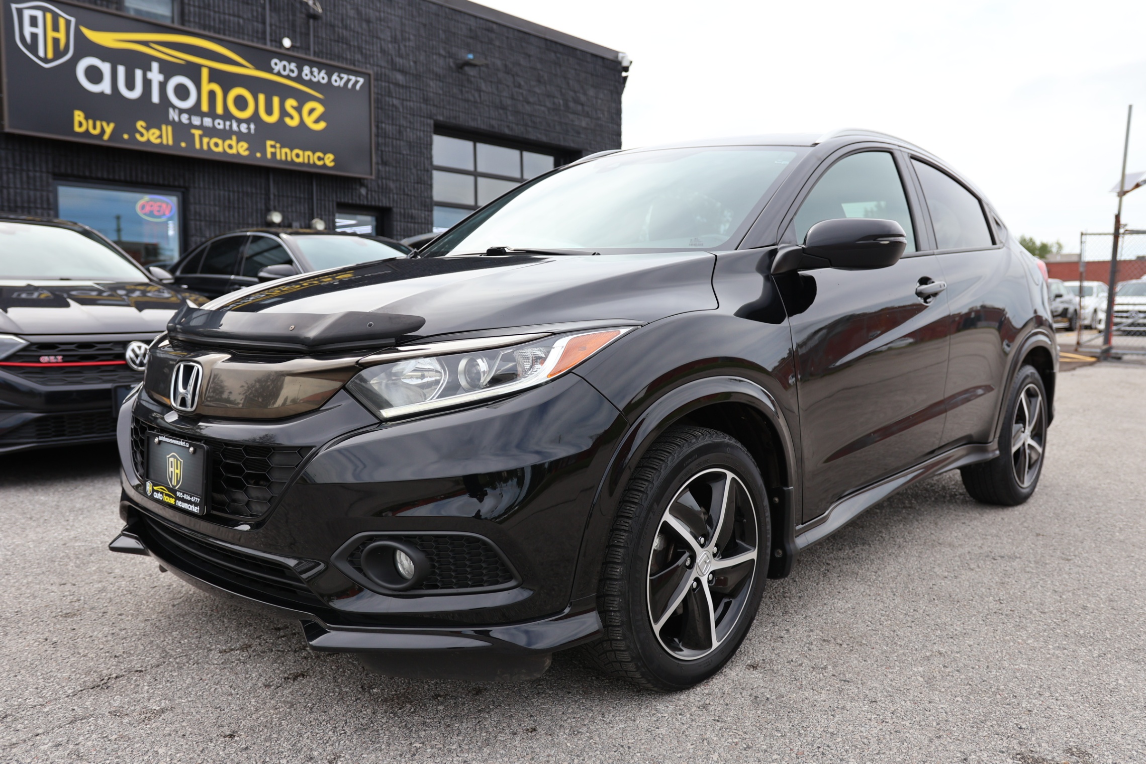 Metallic Black 2021 Honda HR-V SUV / Crossover All-Wheel Drive Automatic