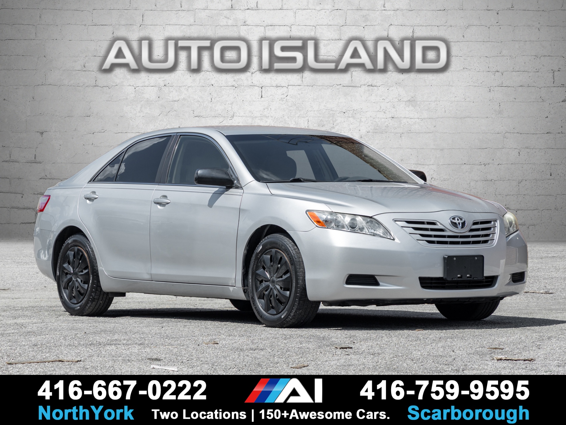 Silver 2007 Toyota Camry Sedan Front-Wheel Drive Automatic