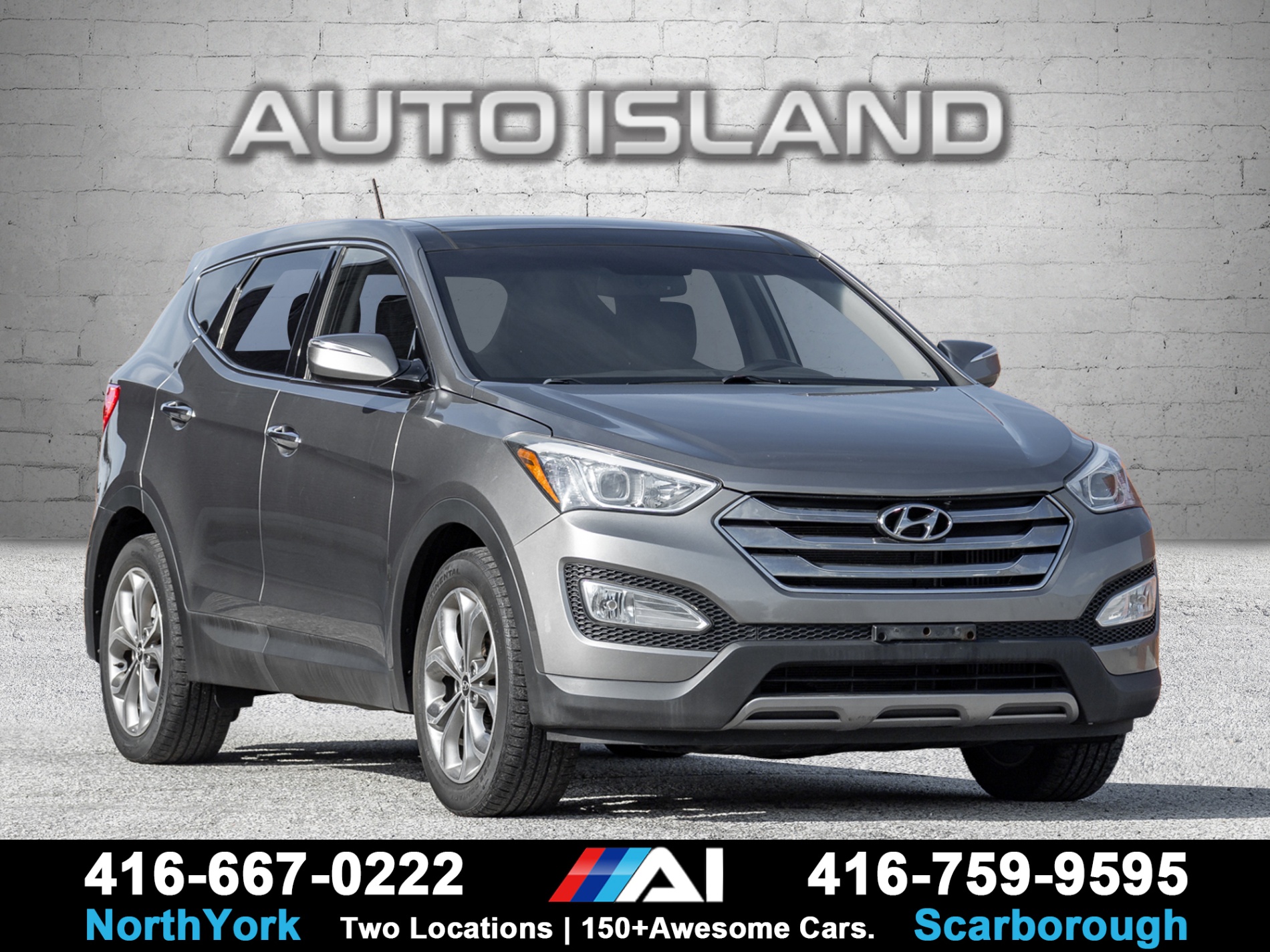 Gray 2013 Hyundai Santa Fe Sport SUV / Crossover Automatic
