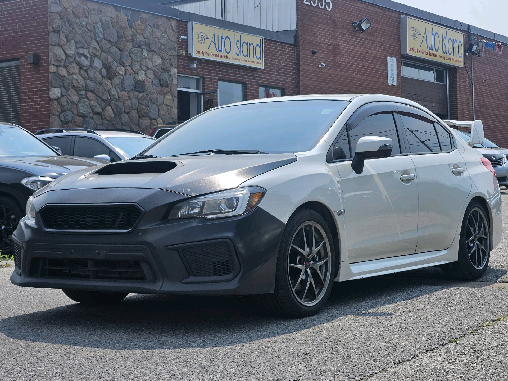 White 2015 Subaru WRX STI Sedan Manual