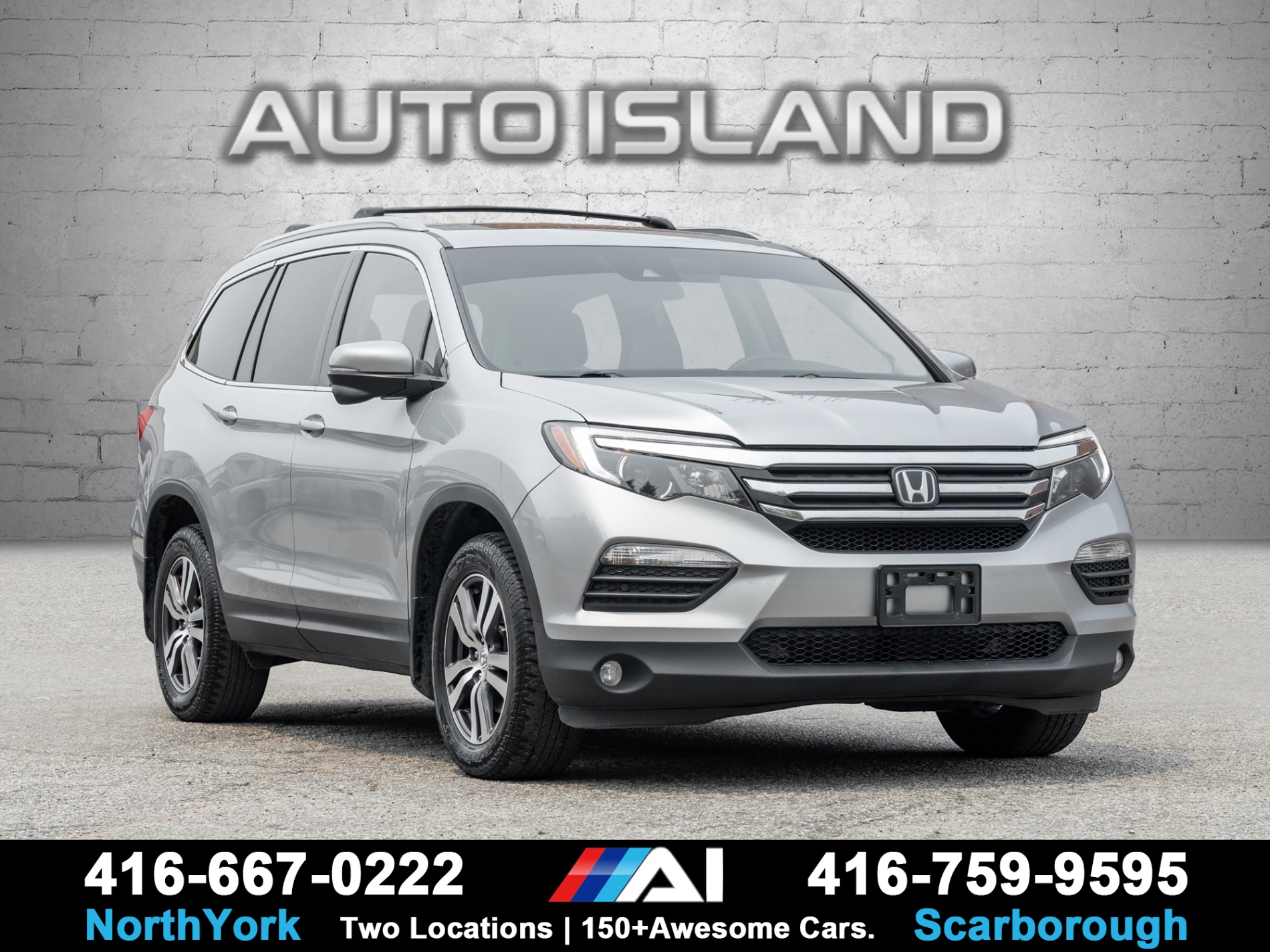 Silver 2016 Honda Pilot SUV / Crossover All-Wheel Drive Automatic