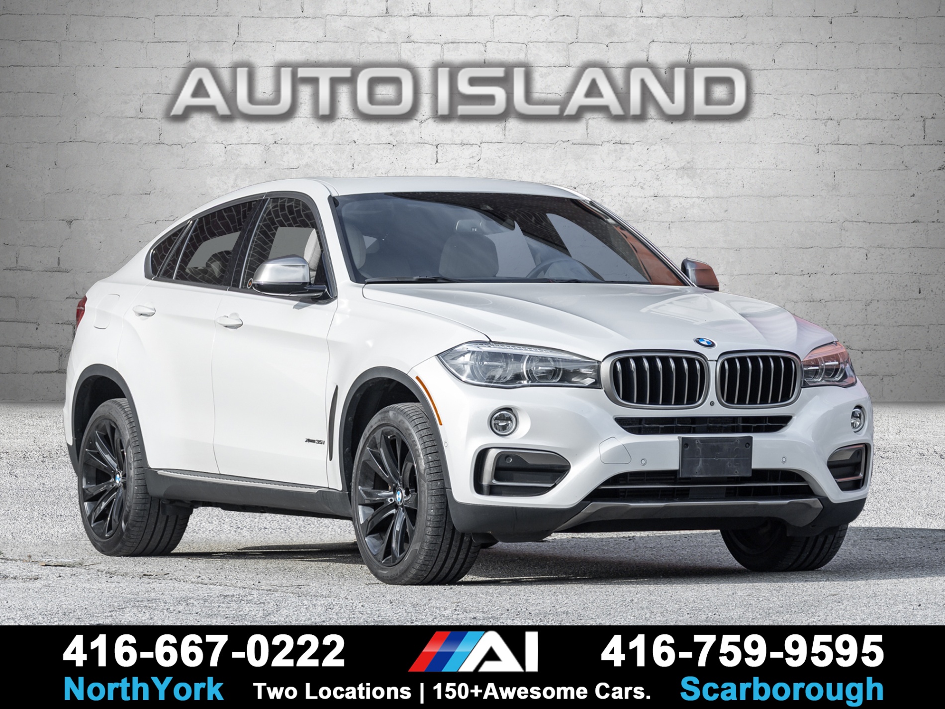 White 2017 BMW X6 SUV / Crossover All-Wheel Drive Automatic